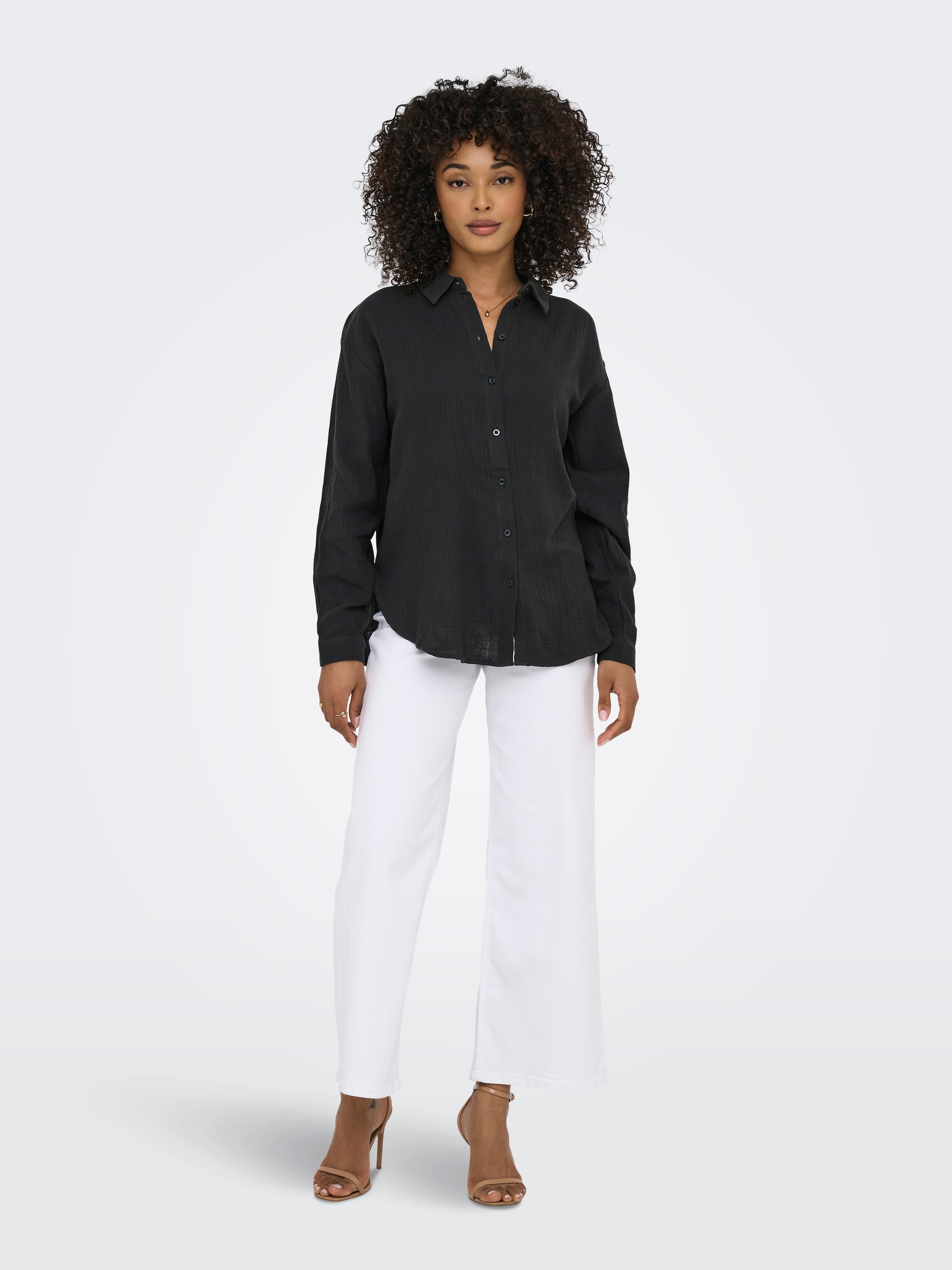 JDY Hemdbluse »JDYTHEIS LIFE L/S LOOSE SHIRT WVN NOOS«