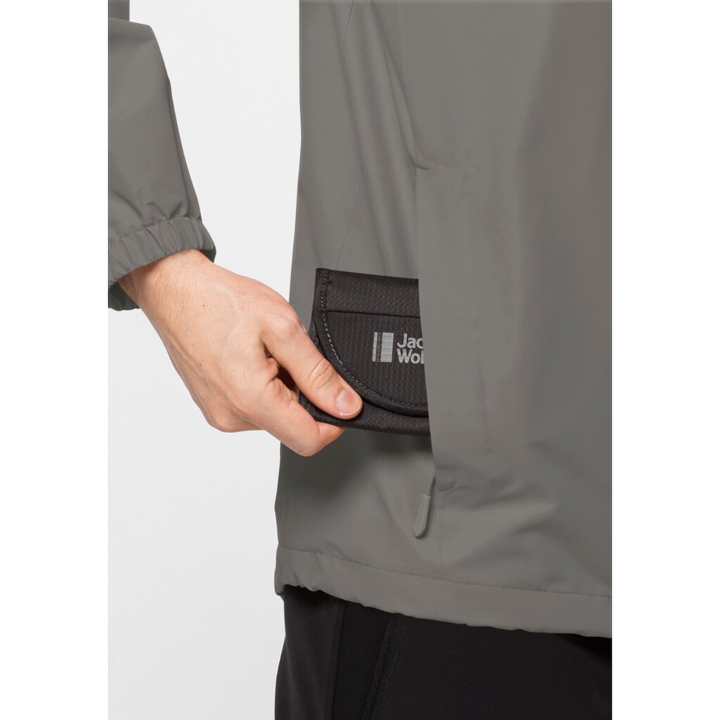 Jack Wolfskin Outdoorjacke »STORMY POINT 2L JKT M«, mit Kapuze