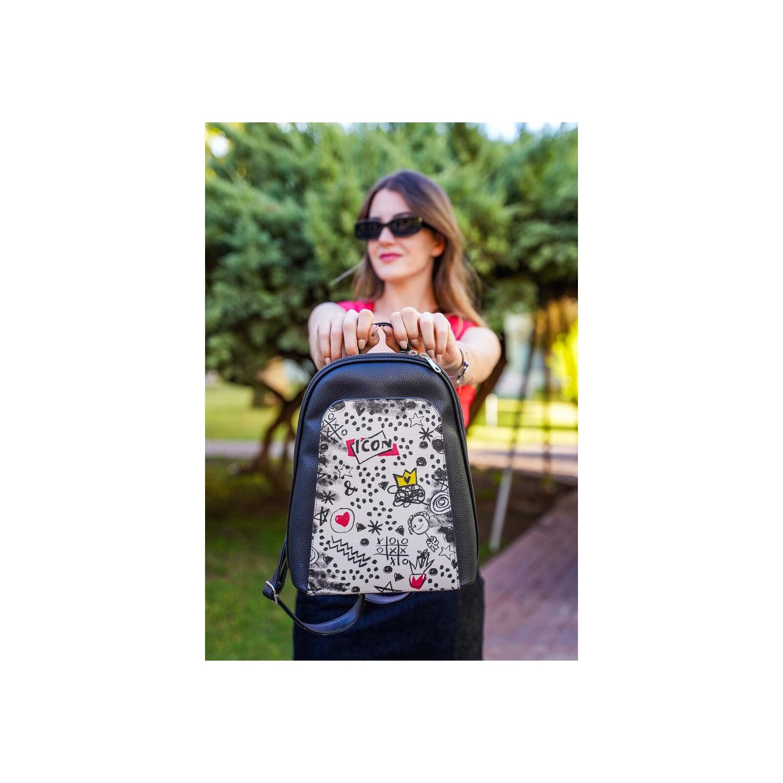 DOGO Tagesrucksack »Tidy Bag Icon Damen Rucksäcke (Fashion) / Neutral«