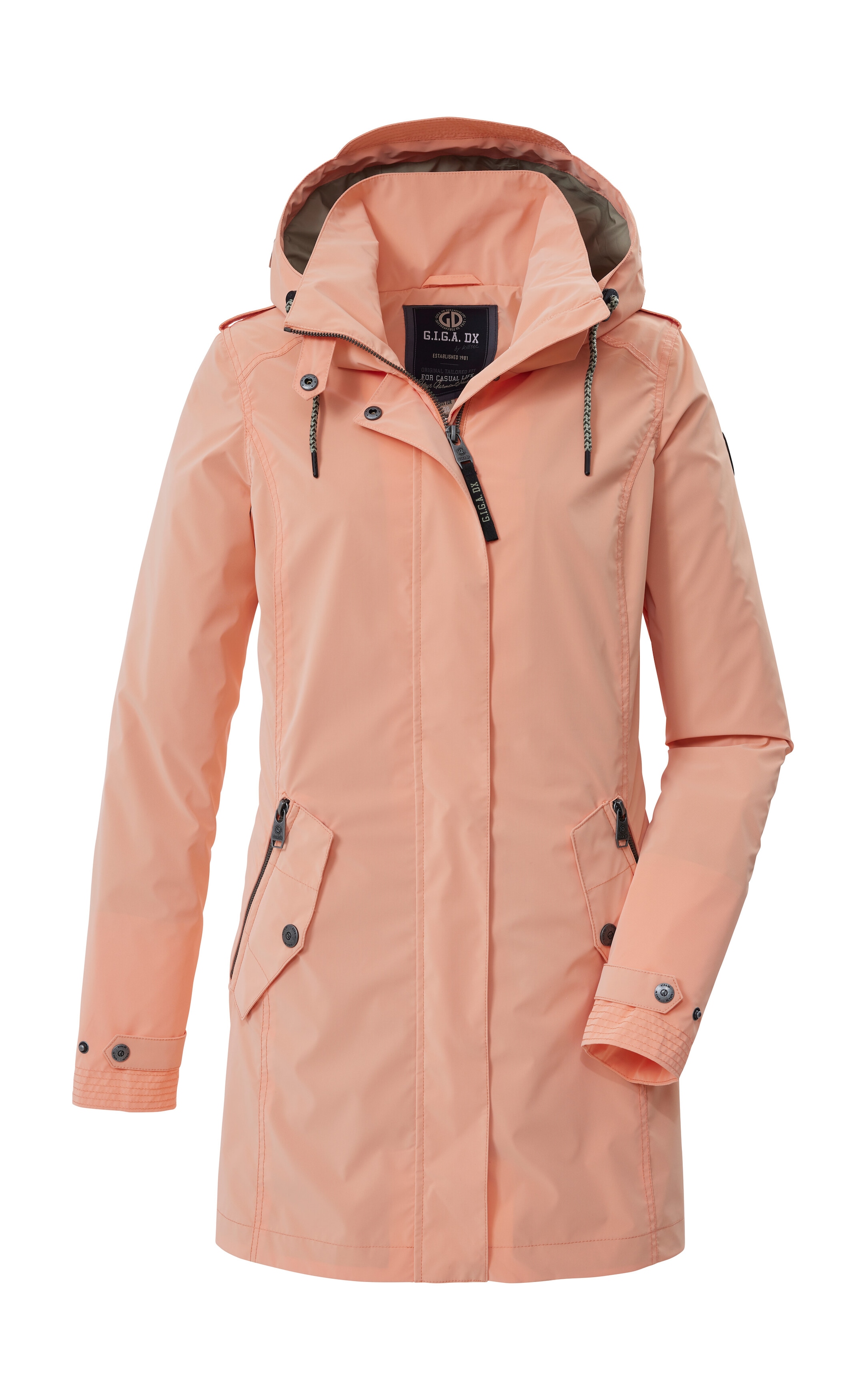 G.I.G.A. DX by killtec Parka »GS 94 WMN PRK« Funktionsparka mit verstellbarer Kapuze und Autolock-Reißverschluss