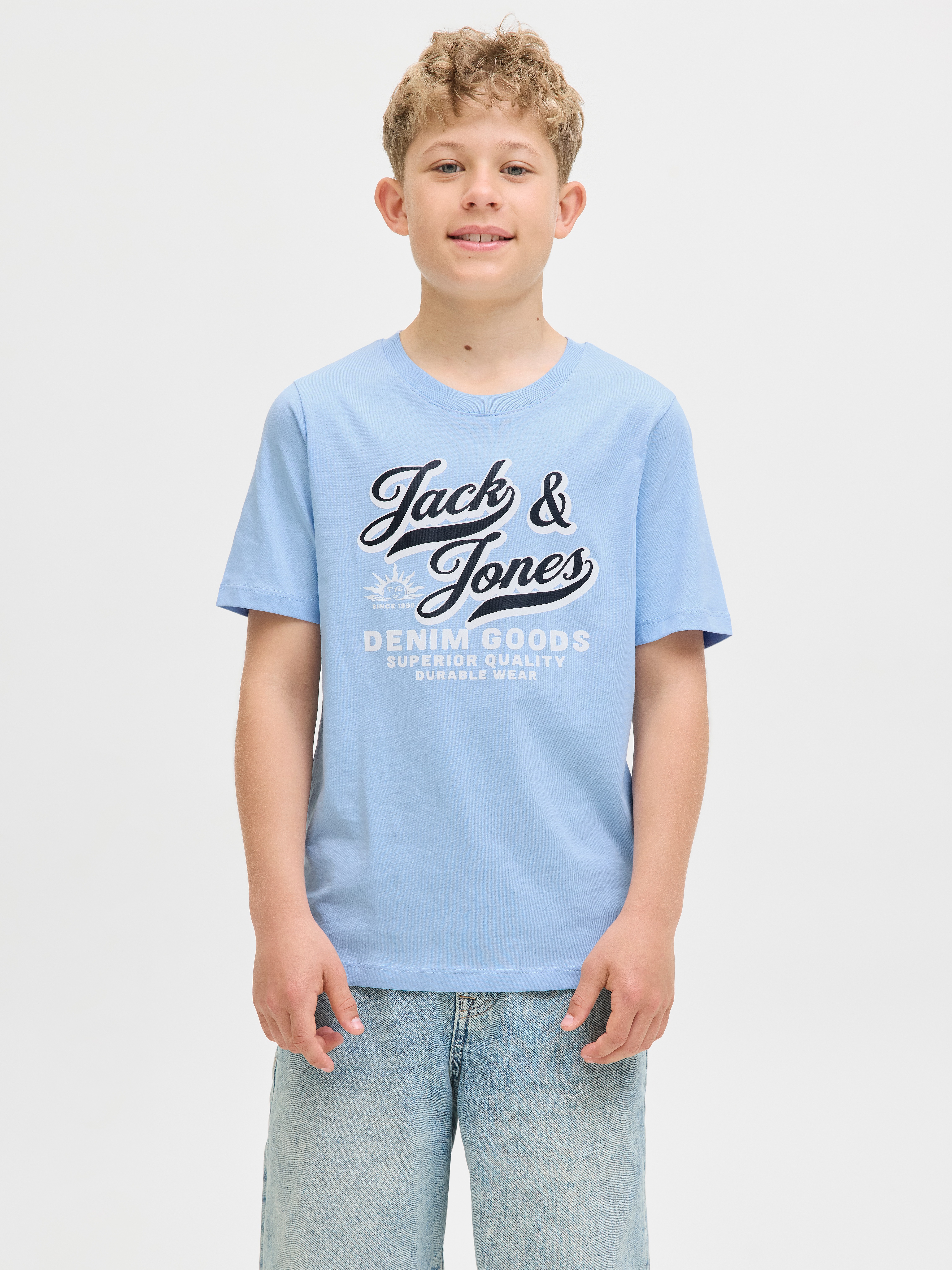 Thumbnail - Jack & Jones Junior T-Shirt "JJELOGO TEE SS 2 COL AW25 2PK MP JNR" Packung, 2 Stk. tlg.