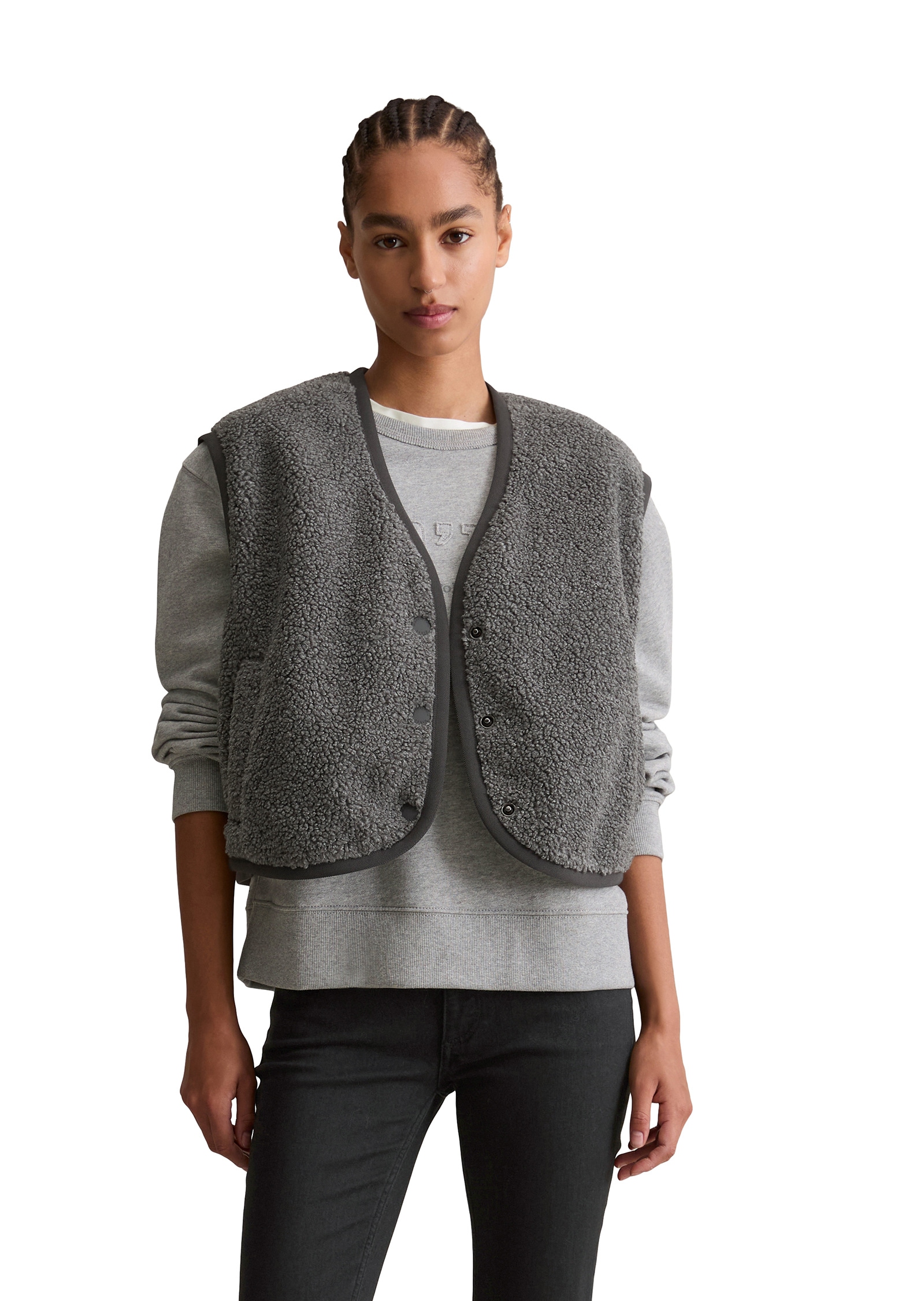 Marc OPolo DENIM Sweatjacke "aus recyceltem Polyester" günstig online kaufen
