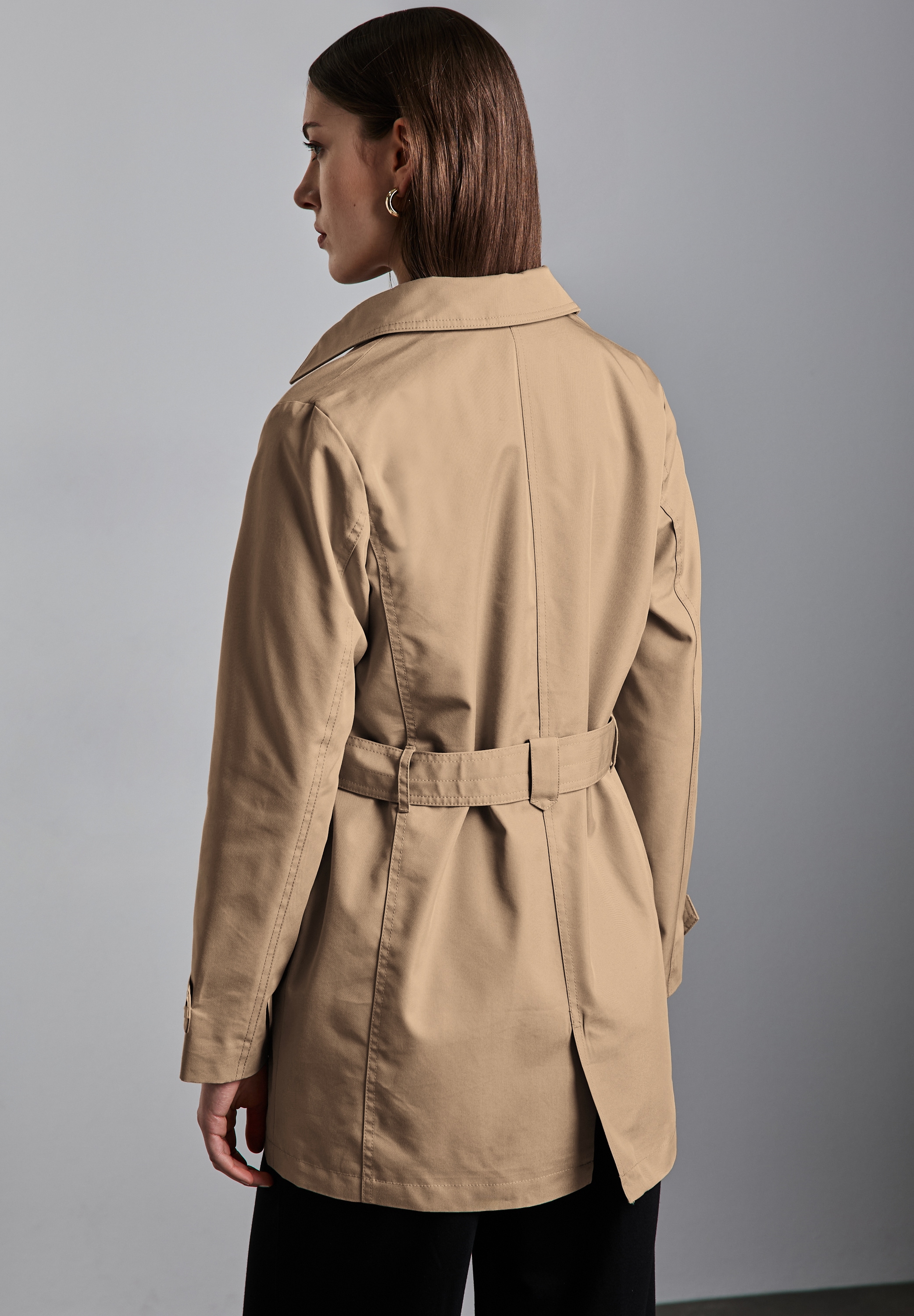 STREET ONE Trenchcoat, mit Bindegürtel