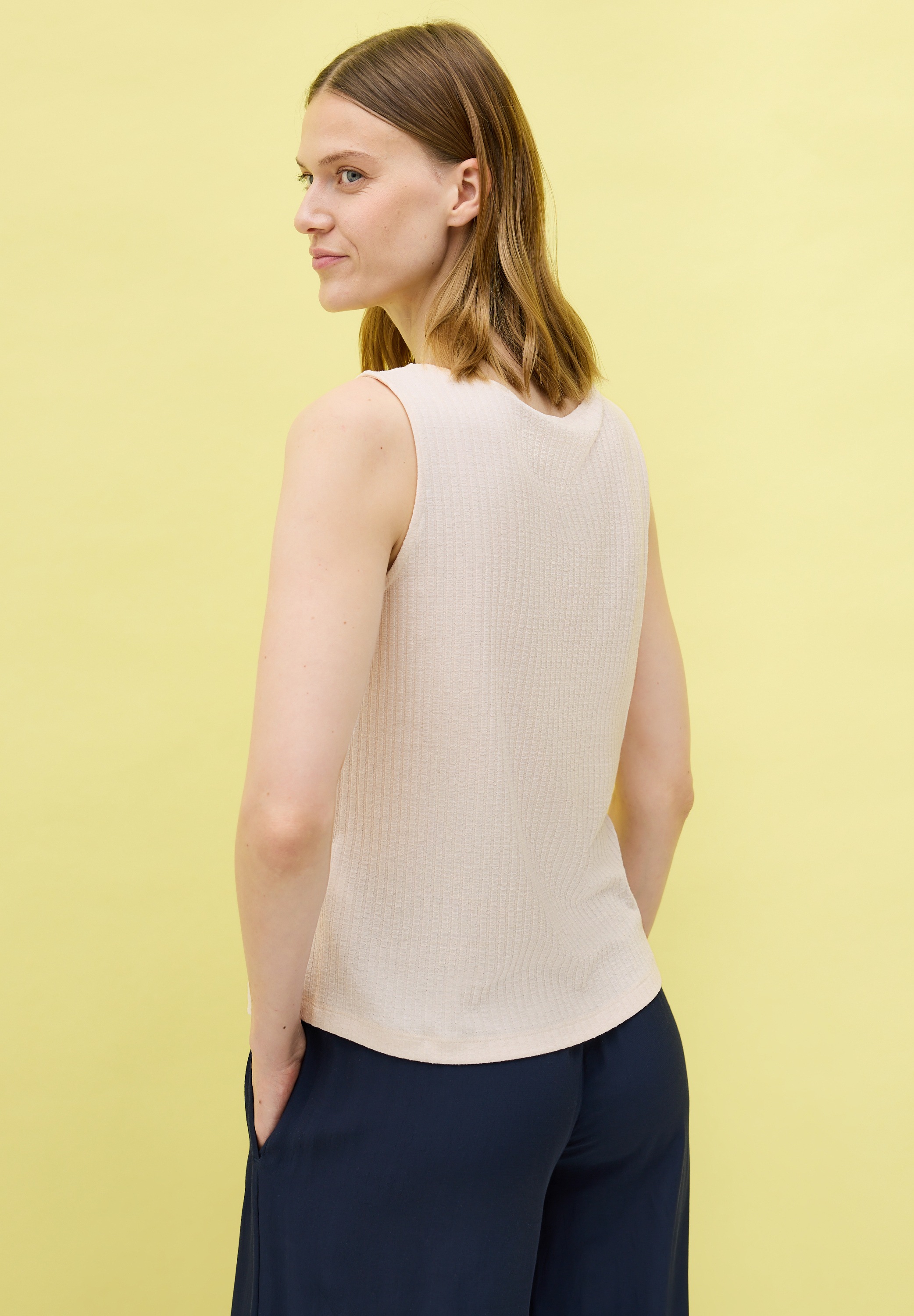 CECIL Ripptanktop mit U-Boot Ausschnitt günstig online kaufen