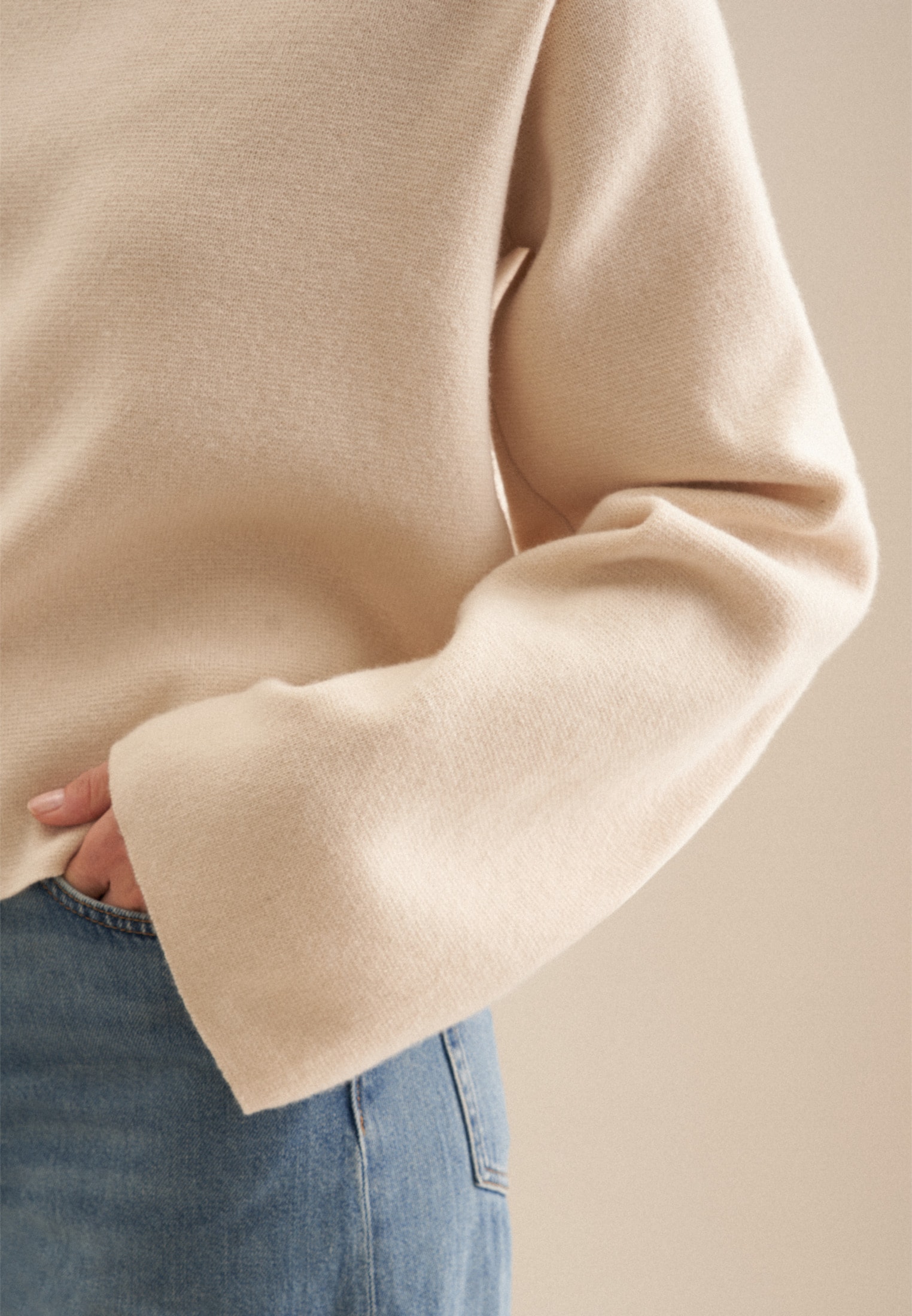 seidensticker Strickpullover »Schwarze Rose«, Langarm Turtleneck
