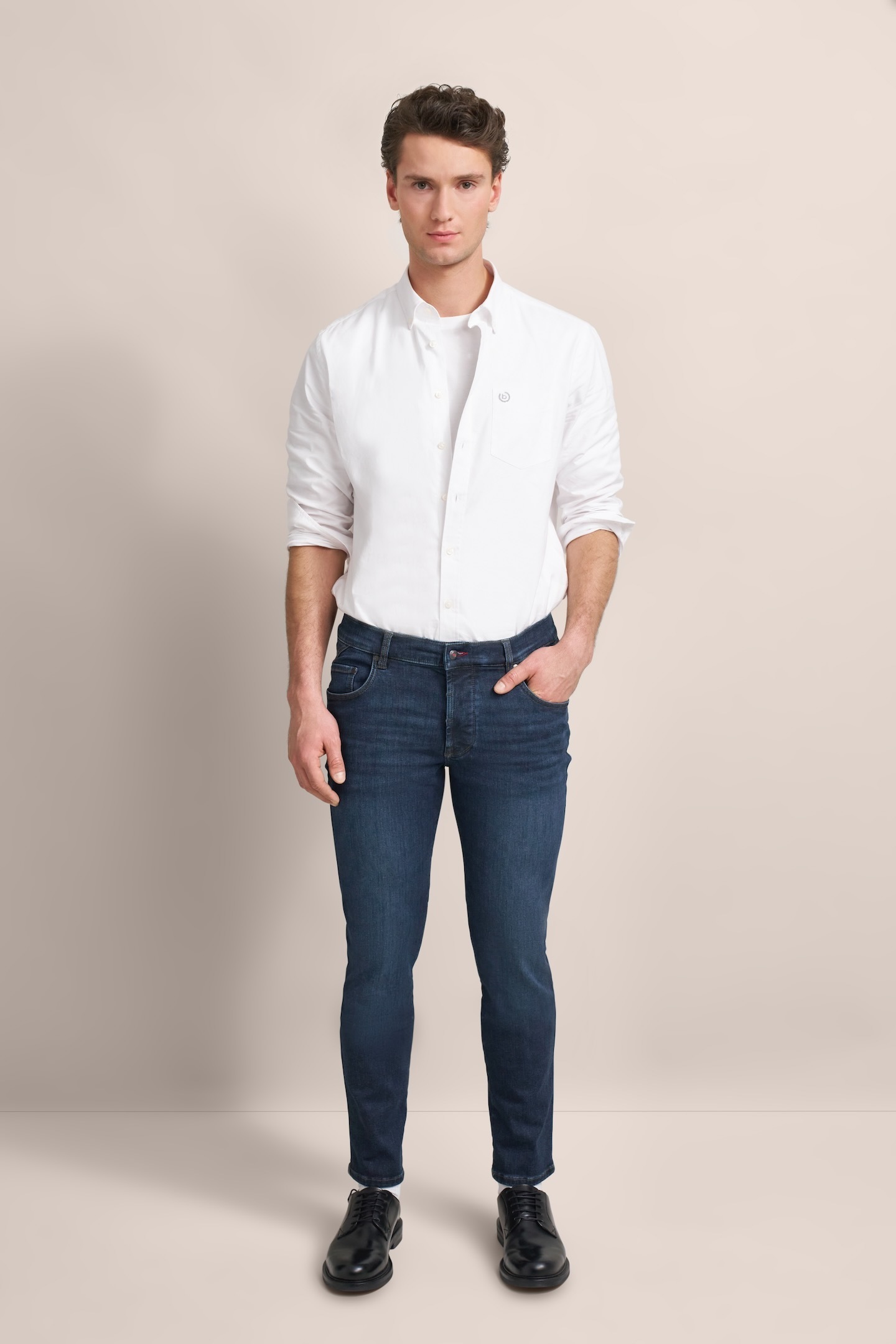 Bugatti Basic Essentials Jean 5 Poches Bleu 36/34 3