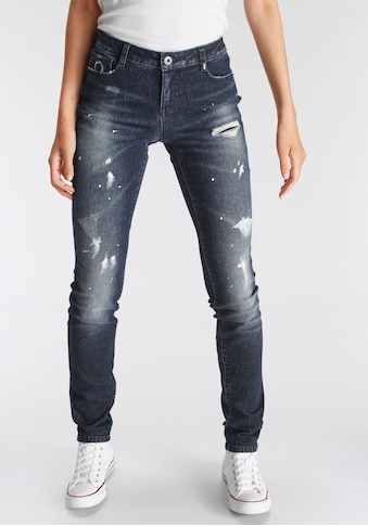 Low-rise-Jeans »Laser SLIM-FIT NolaAK«