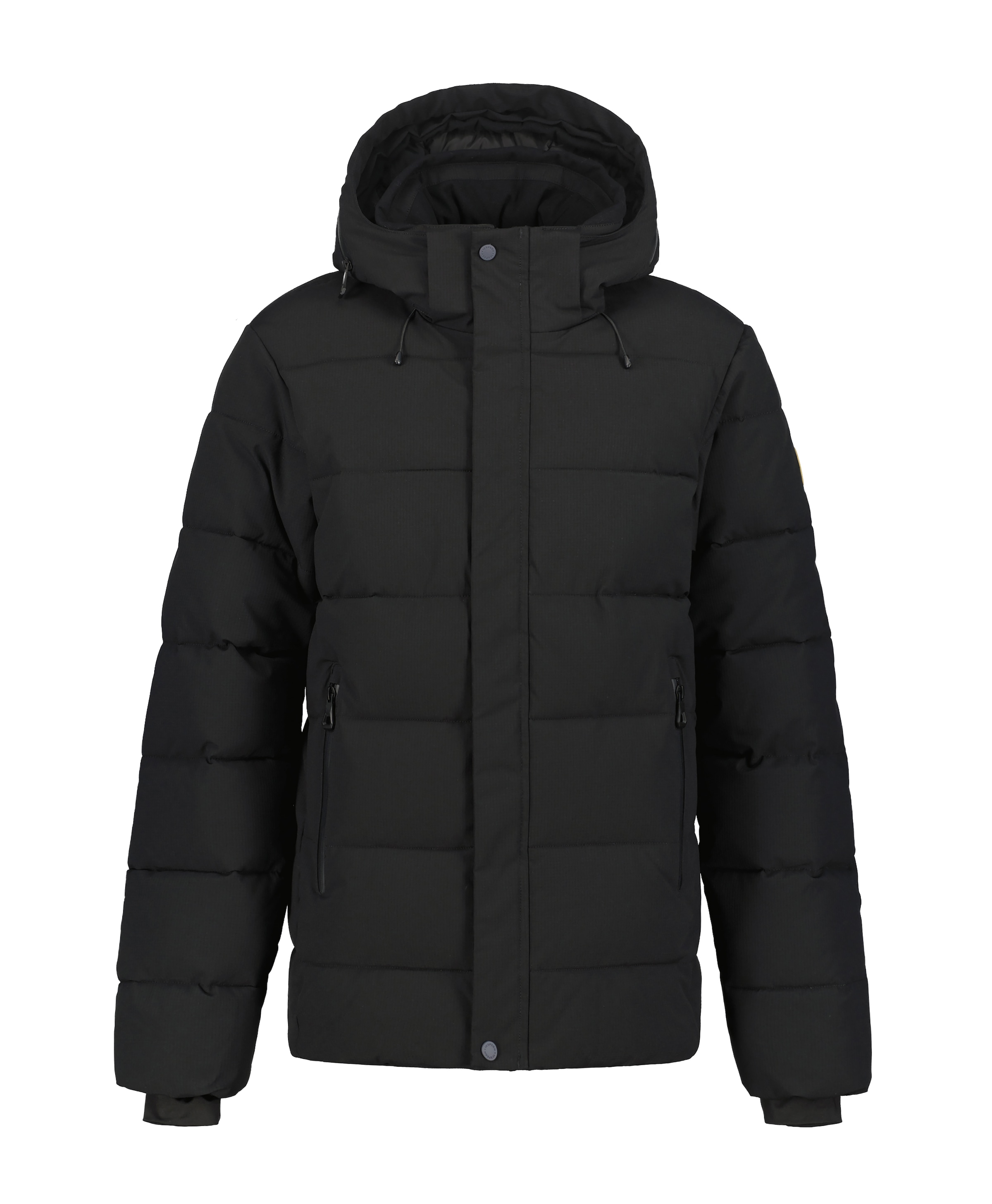 Icepeak Steppjacke »H STEPPJACKE BIXBY«, mit Kapuze, mit kontrastfarbenem Markenpatch am Oberarm