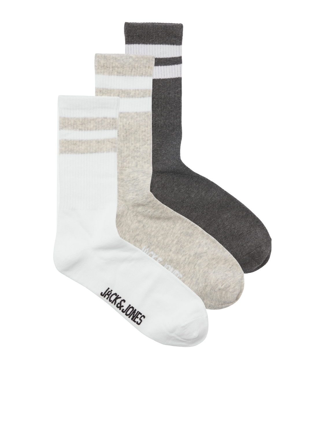 Jack & Jones Freizeitsocken "JACTRAVIS TENNIS SOCK 3 PACK NOOS", (Packung, 3 Paar)