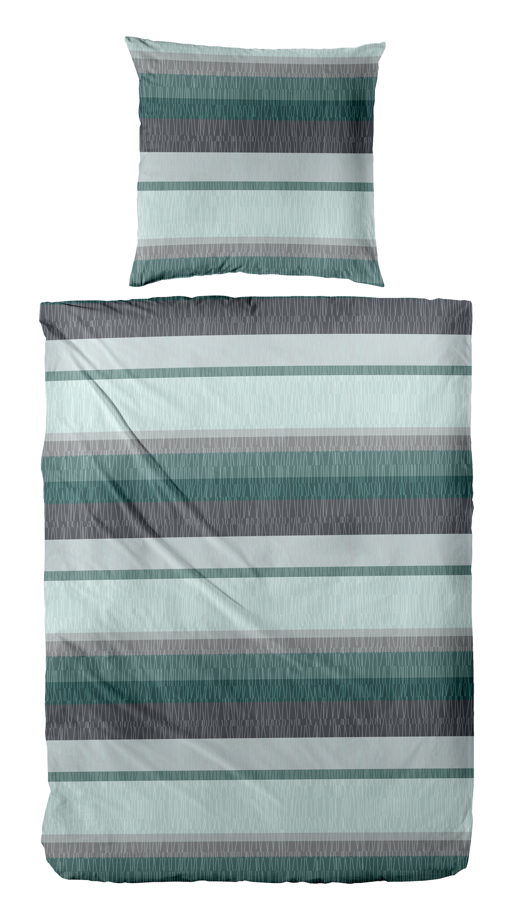 Primera Bettwäsche "Biber-Bettwäsche Roommate" 2 Stk. tlg. mit dezenten Mus günstig online kaufen