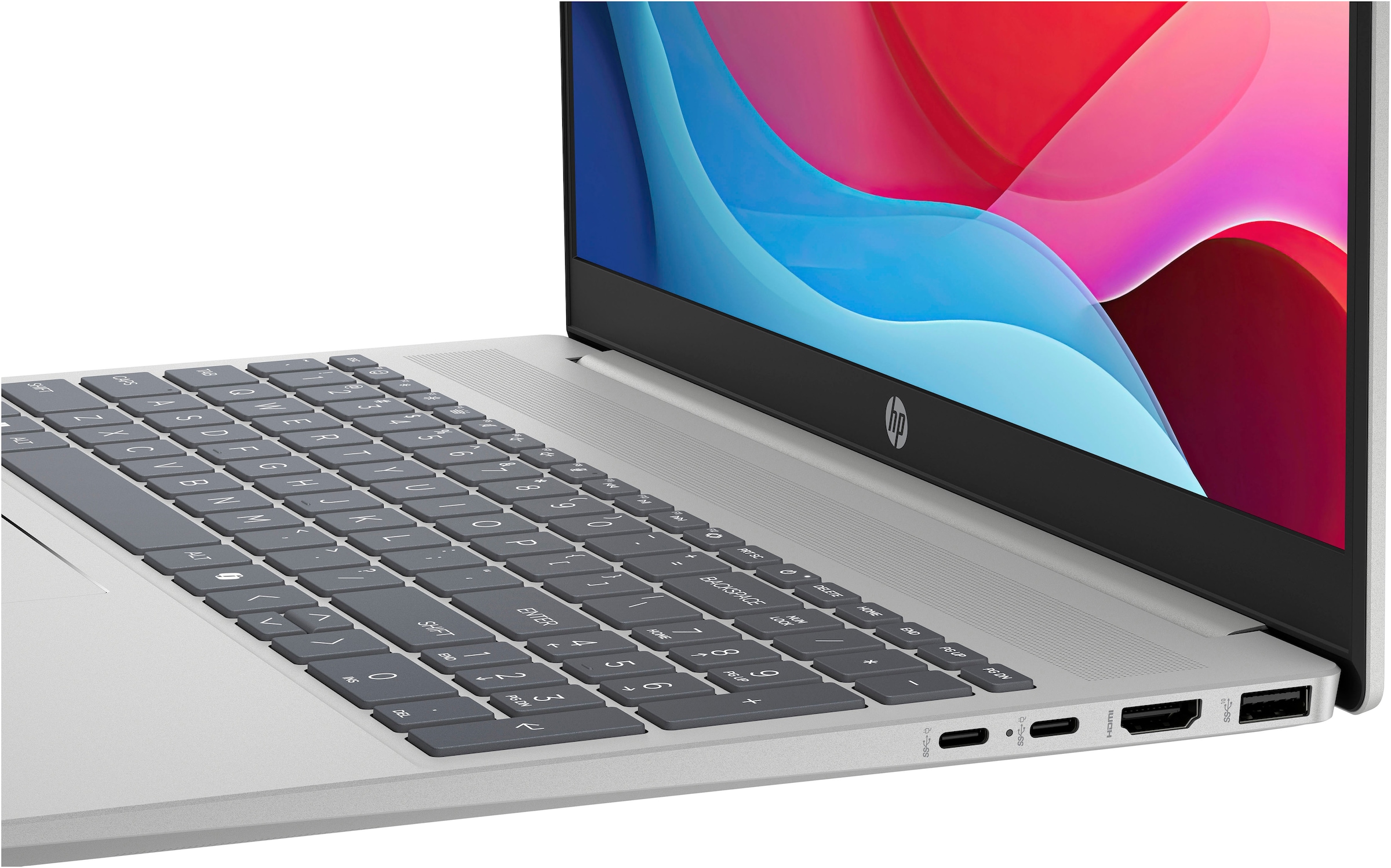 HP Notebook »Laptop 16-ag0057ng Natural Silver (P)«, 40,6 cm, / 16 Zoll, AMD, Ryzen 5, Radeon 740M, 1000 GB SSD
