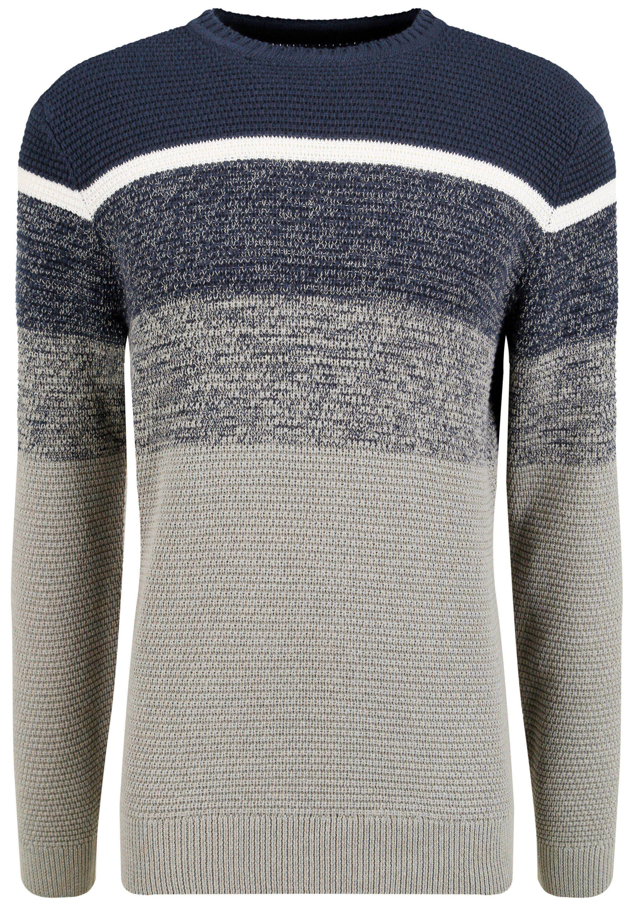 Blend Strickpullover "BHCedro", Stilvoller Grobstrick-Pullover mit Rundhals günstig online kaufen