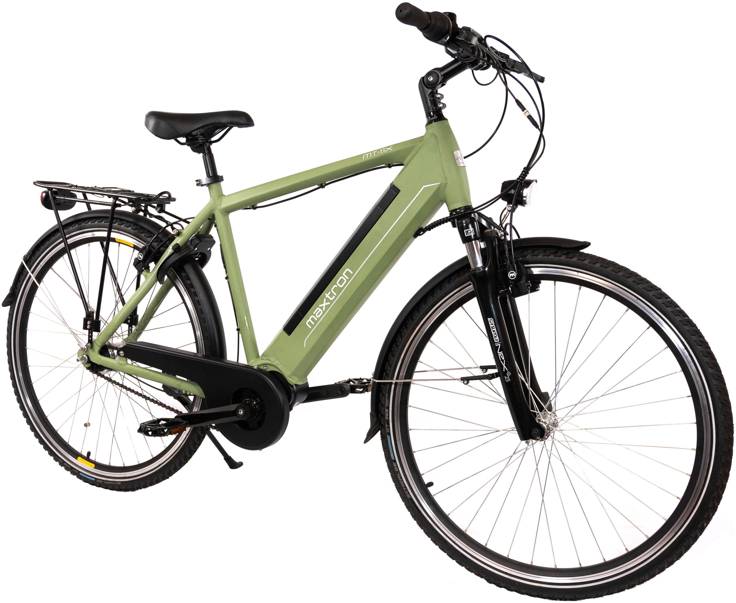 Maxtron E-Bike »MT 11X«, 7 Gang, Shimano, NEXUS, Mittelmotor 250 W, (mit Ringschloss), Pedelec, Elektrofahrrad für Herren