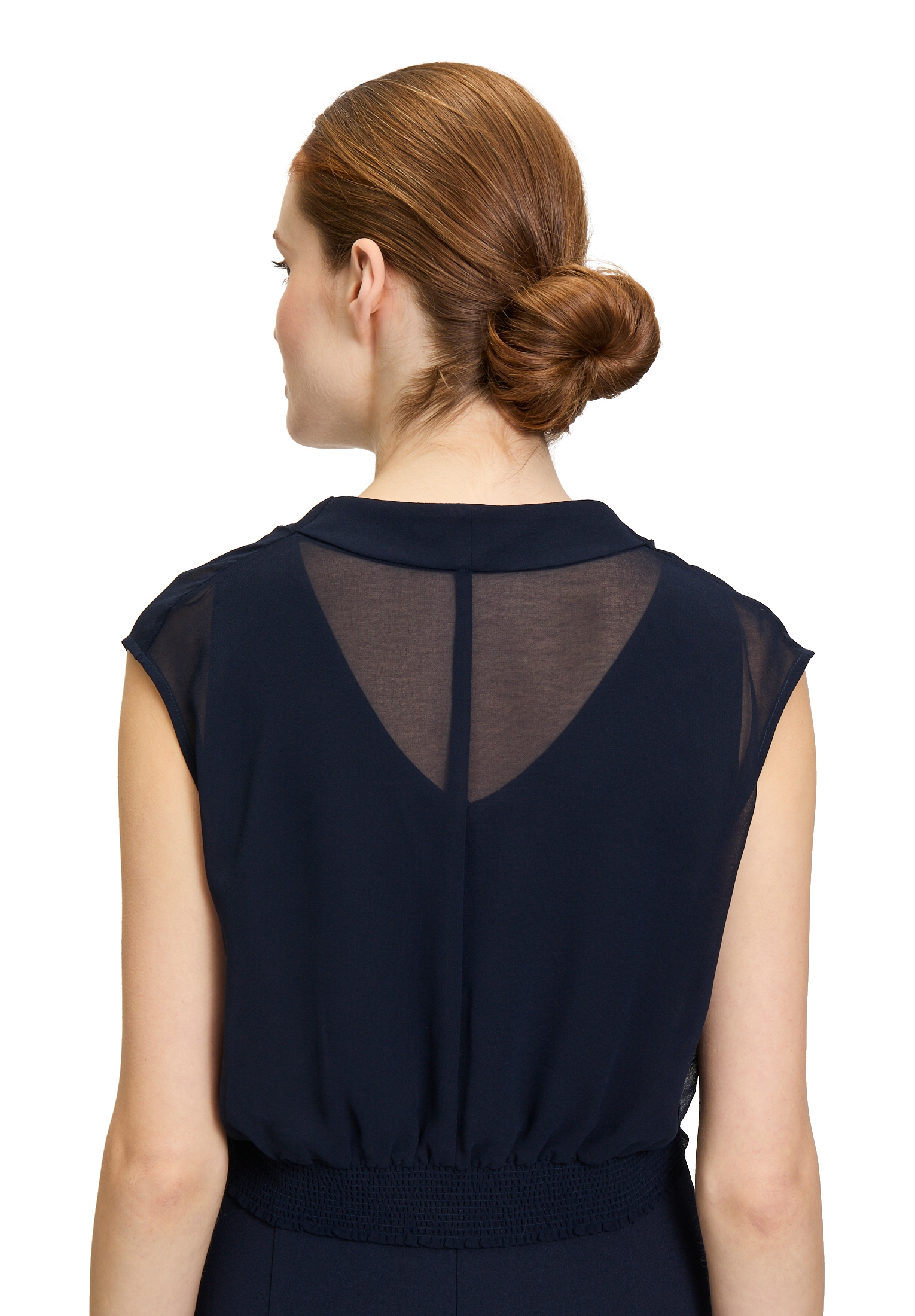 Vera Mont Abendkleid »Vera Mont Abendkleid mit Raffung«, Materialmix