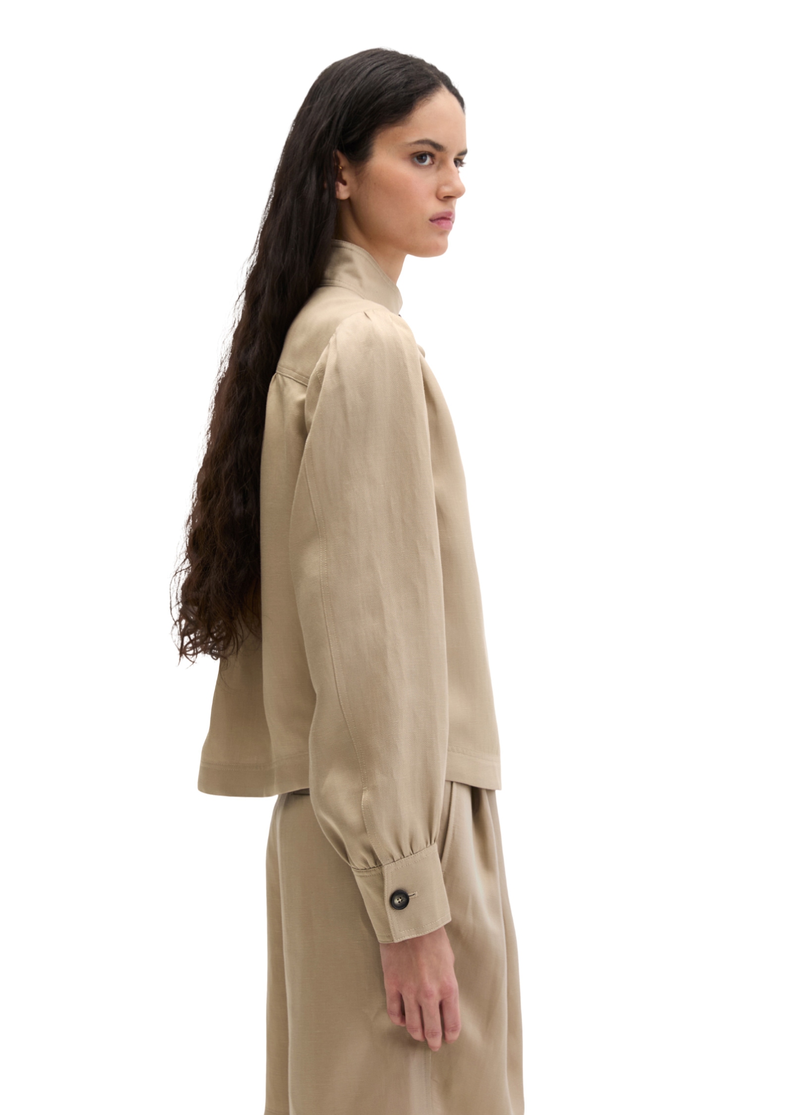 Marc O'Polo Kurzjacke »aus TENCEL™ Lyocell-Leinen-Mix« ohne Kapuze