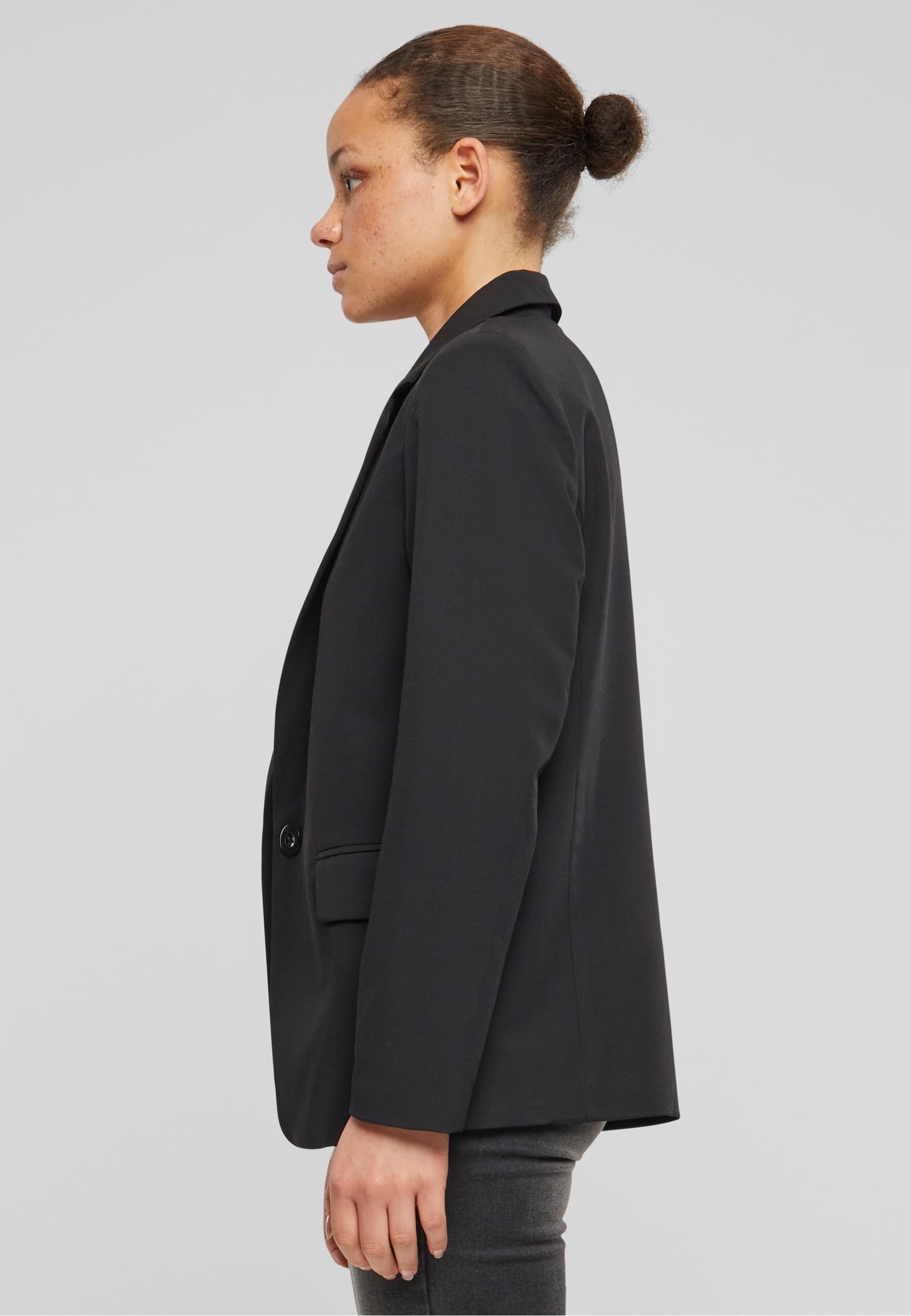 URBAN CLASSICS Allwetterjacke »Urban Classics Damen Ladies Basic Blazer«, (1 St.), ohne Kapuze