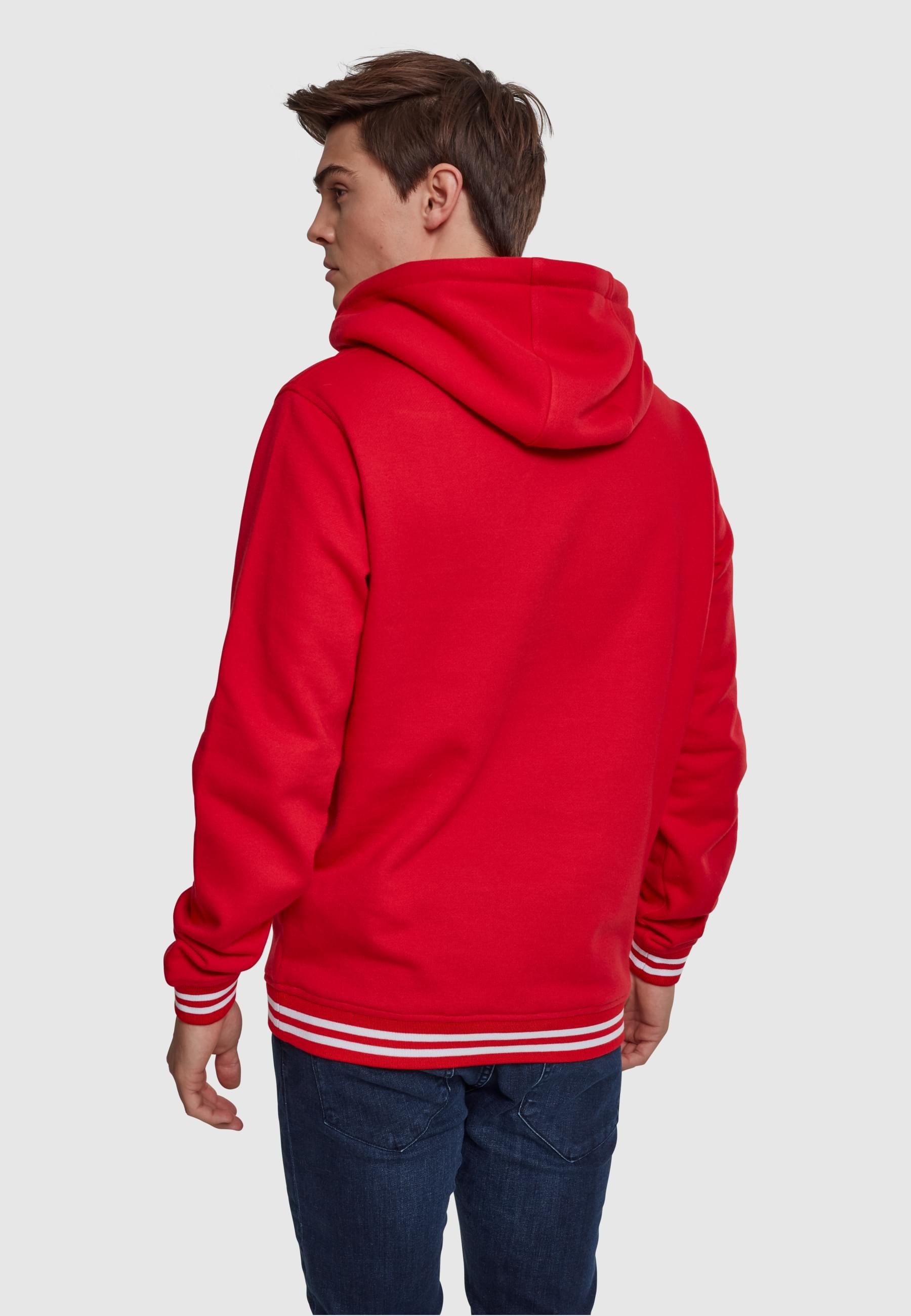 URBAN CLASSICS Sweatshirt »Urban Classics Herren College Sweat Hoody«, (1 tlg.)