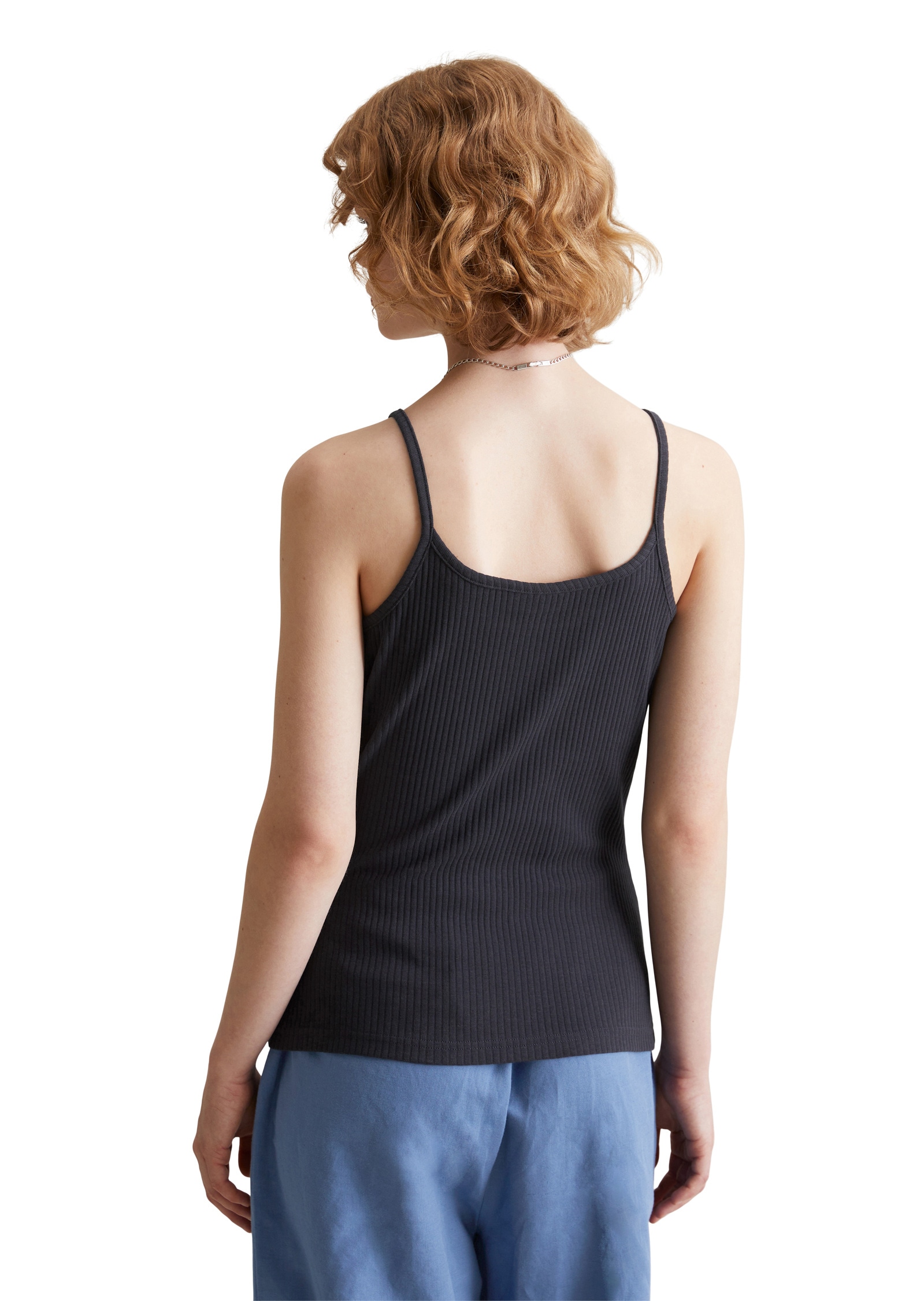 Marc O'Polo DENIM T-Shirt »aus Rippjersey«