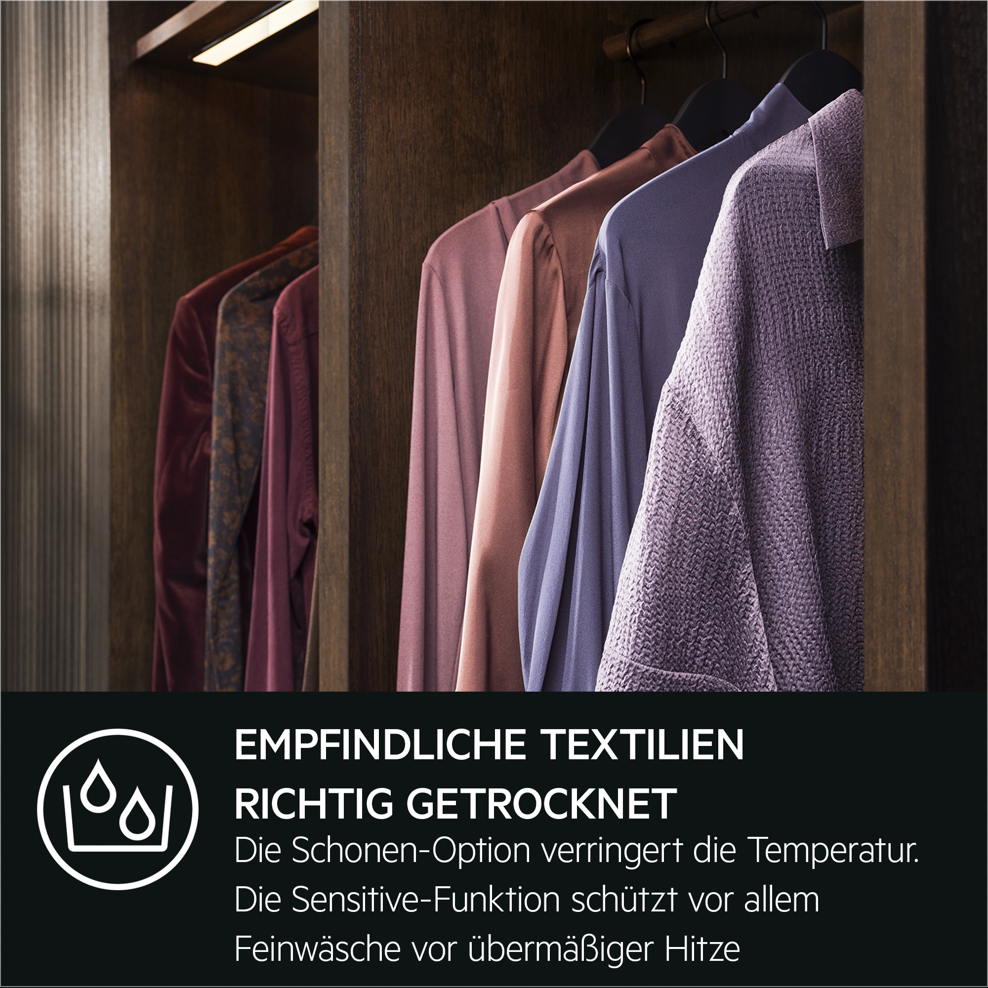 AEG Wärmepumpentrockner »TR7TC86«, 7000, 8 kg, ProSense® Mengenautomatik: Spart Zeit und Energie