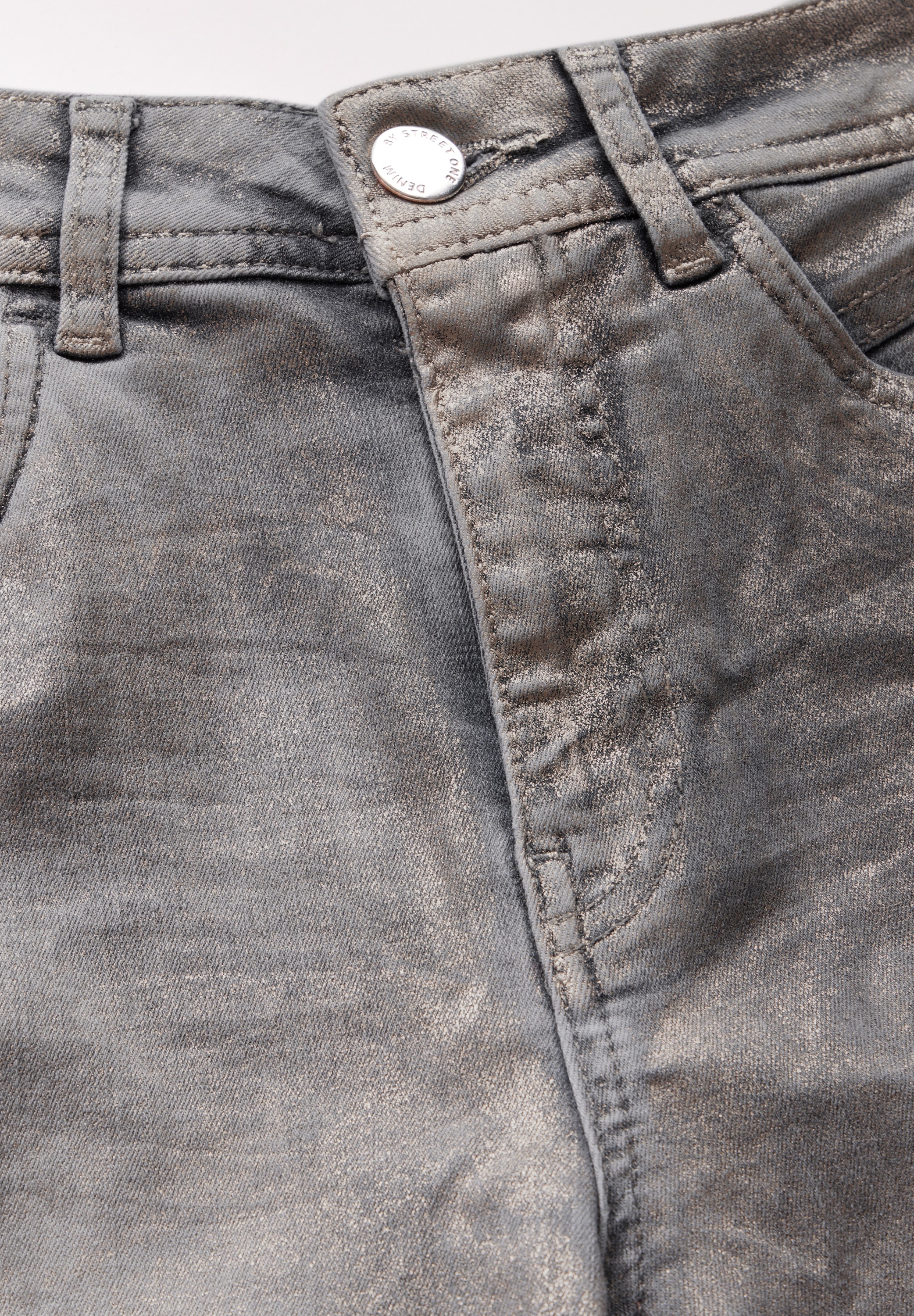STREET ONE Slim-fit-Jeans, aus Baumwolle mit Stretchanteil