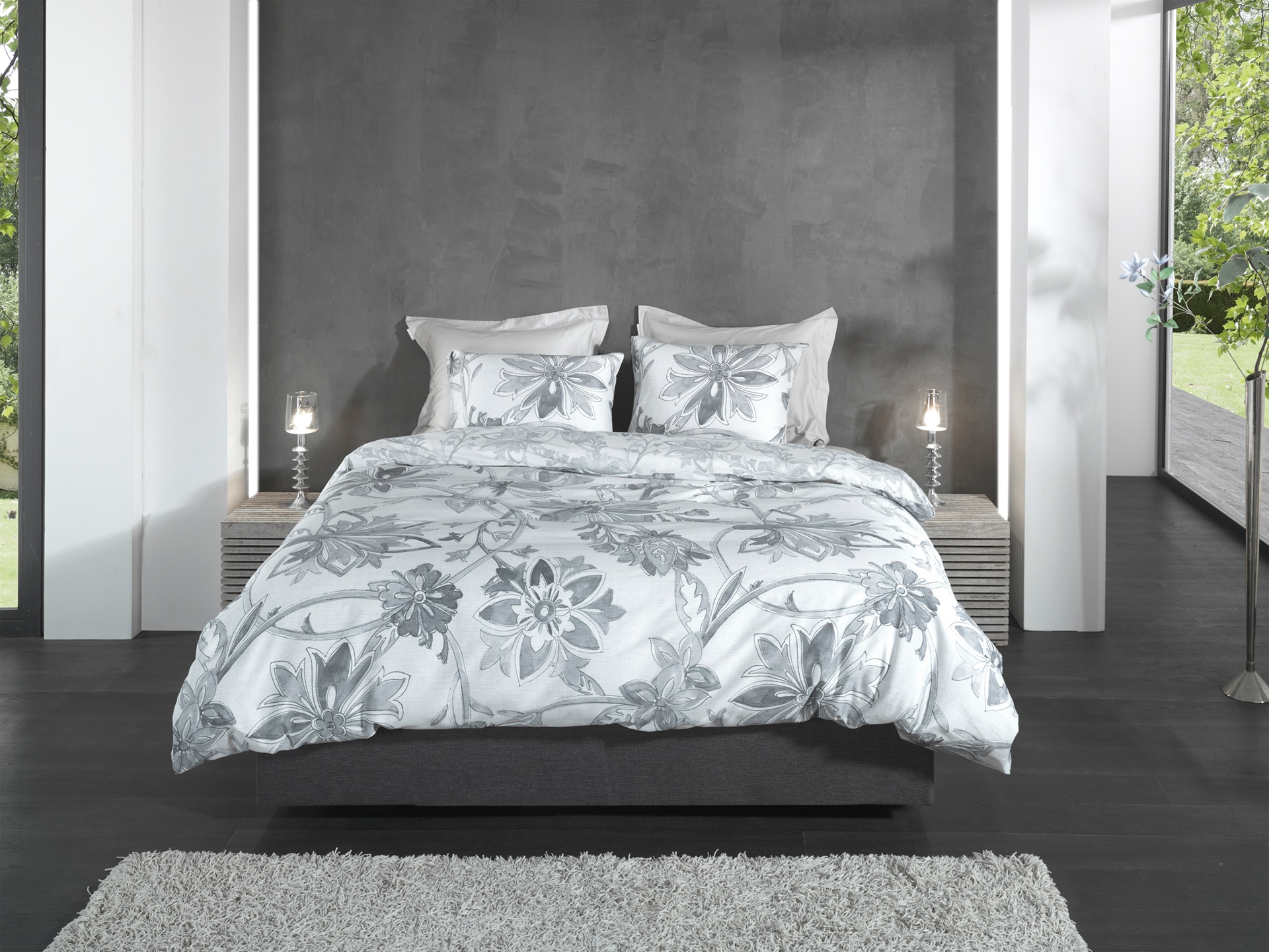 Heckett & Lane Bettwäsche »Heckettlane Bettwäsche Neva« 2 Bettwäsche aus 100% Baumwolle, hochwertige Mako-Satin, ab 135x200 cm.