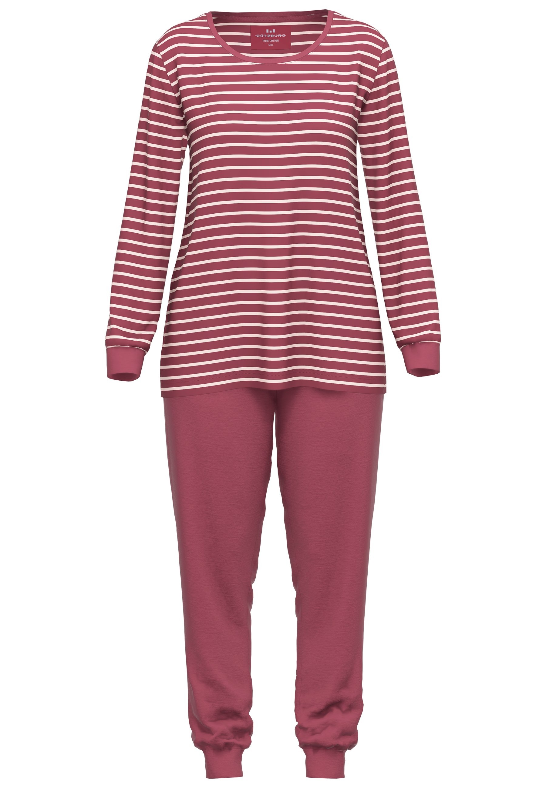GÖTZBURG Pyjama "Herbstblüte", (2 tlg.), Langarm, Rundhalsausschnitt, Reine günstig online kaufen