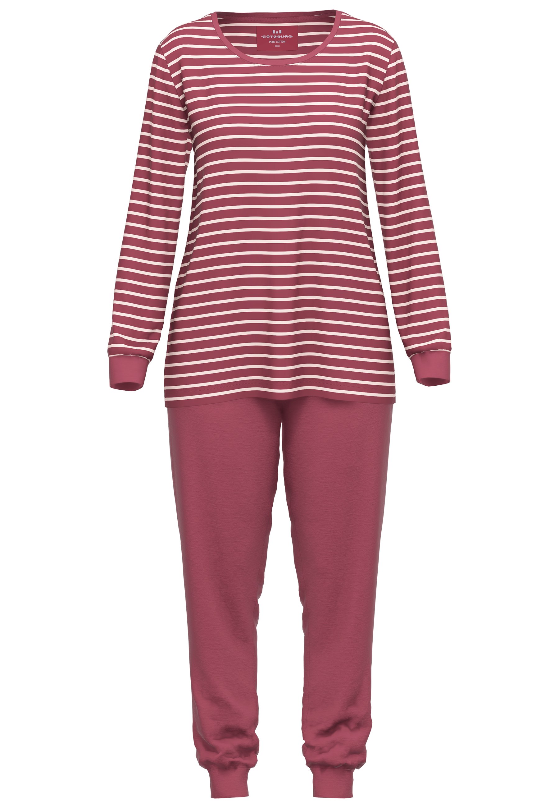 GÖTZBURG Pyjama "Herbstblüte" 2 Stk. tlg., Langarm, Rundhalsausschnitt, Bau günstig online kaufen