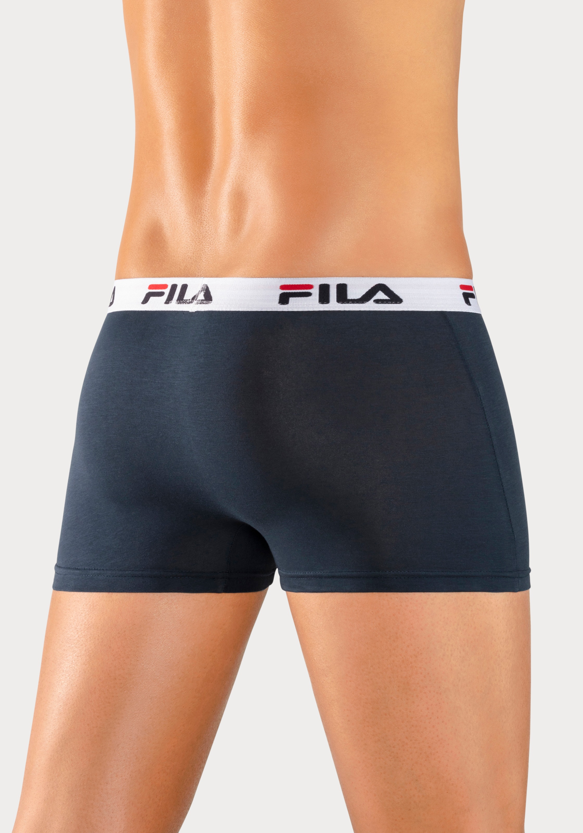 Fila Boxer »MAN BOXER SHORTS«, (3er Pack), mit elastischem Logobund