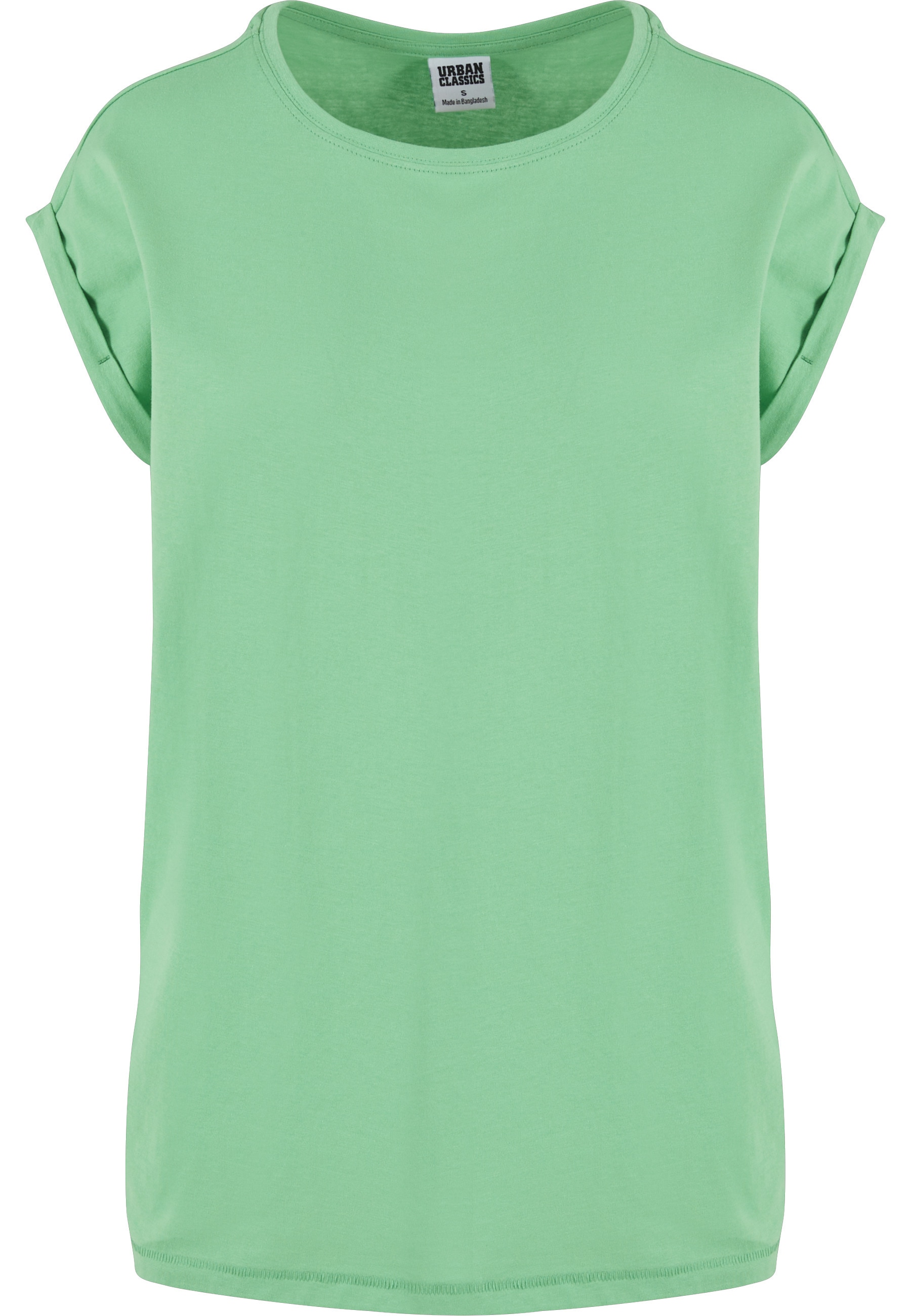 URBAN CLASSICS Kurzarmshirt "Urban Classics Damen Ladies Extended Shoulder günstig online kaufen