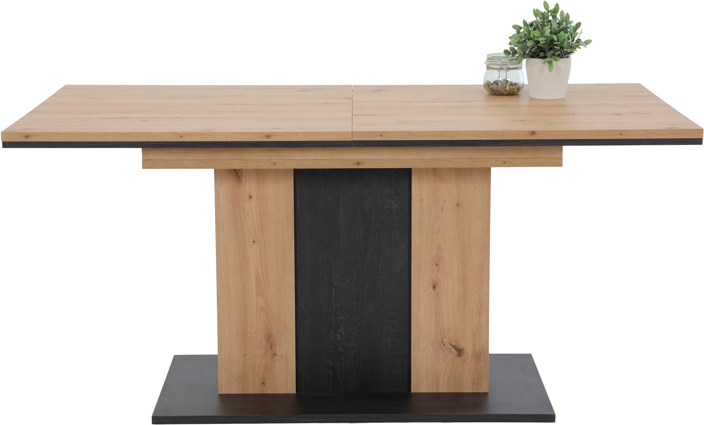 HELA Essgruppe "ATLANTA" 1 Tisch / 4 Stühle, 5 Stk. tlg. Tischplatte auszie günstig online kaufen