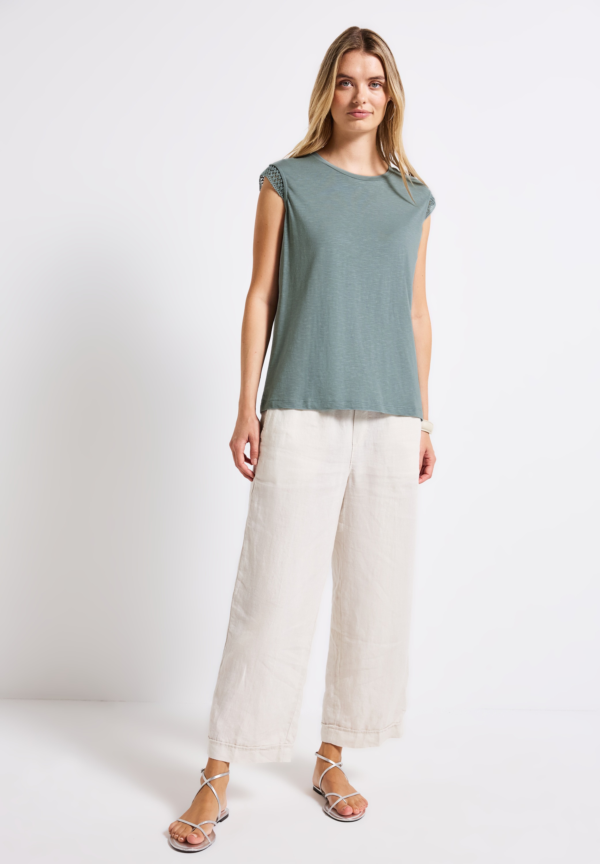 STREET ONE T-Shirt, im soften Baumwoll-Mix