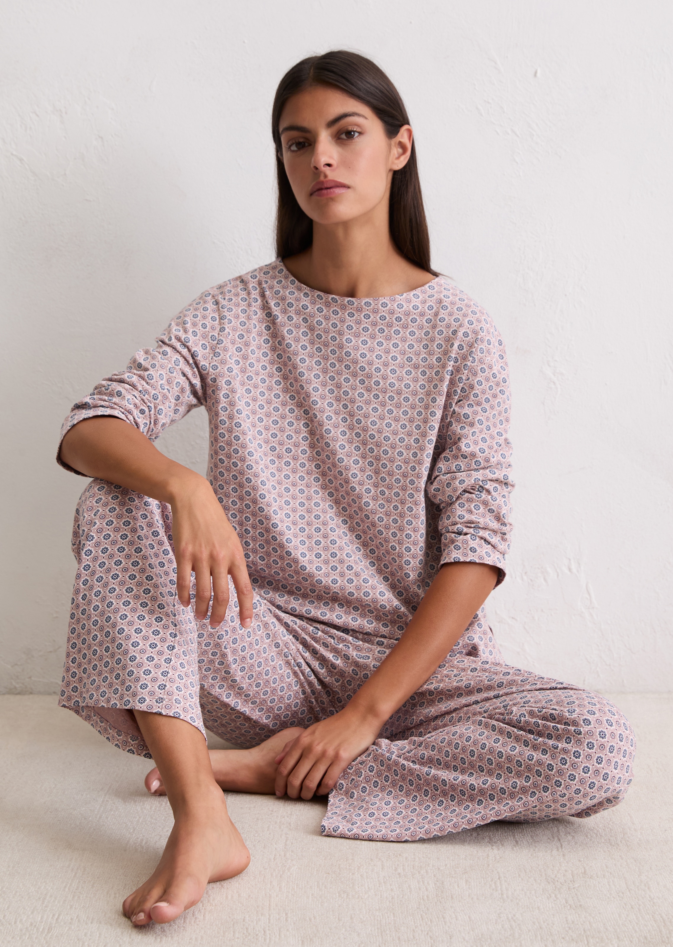 Marc O'Polo Langarmshirt »Mix N Match Cotton Jersey«, Langarm, Baumwolle, atmungsaktiv, weich