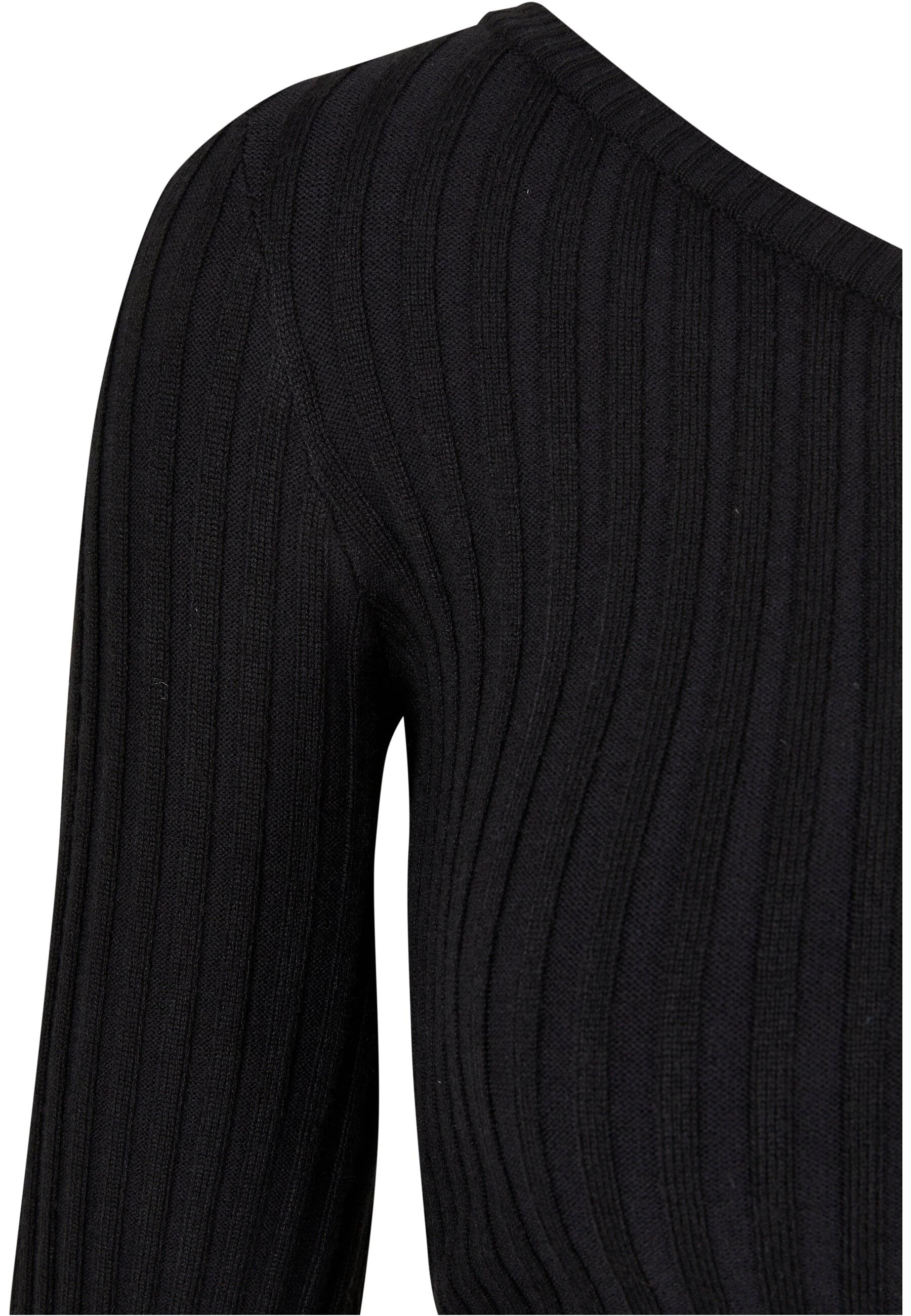Thumbnail - URBAN CLASSICS Rundhalspullover "Urban Classics Damen Ladies Short Rib Knit One Sleeve Sweater", (1 tlg.)