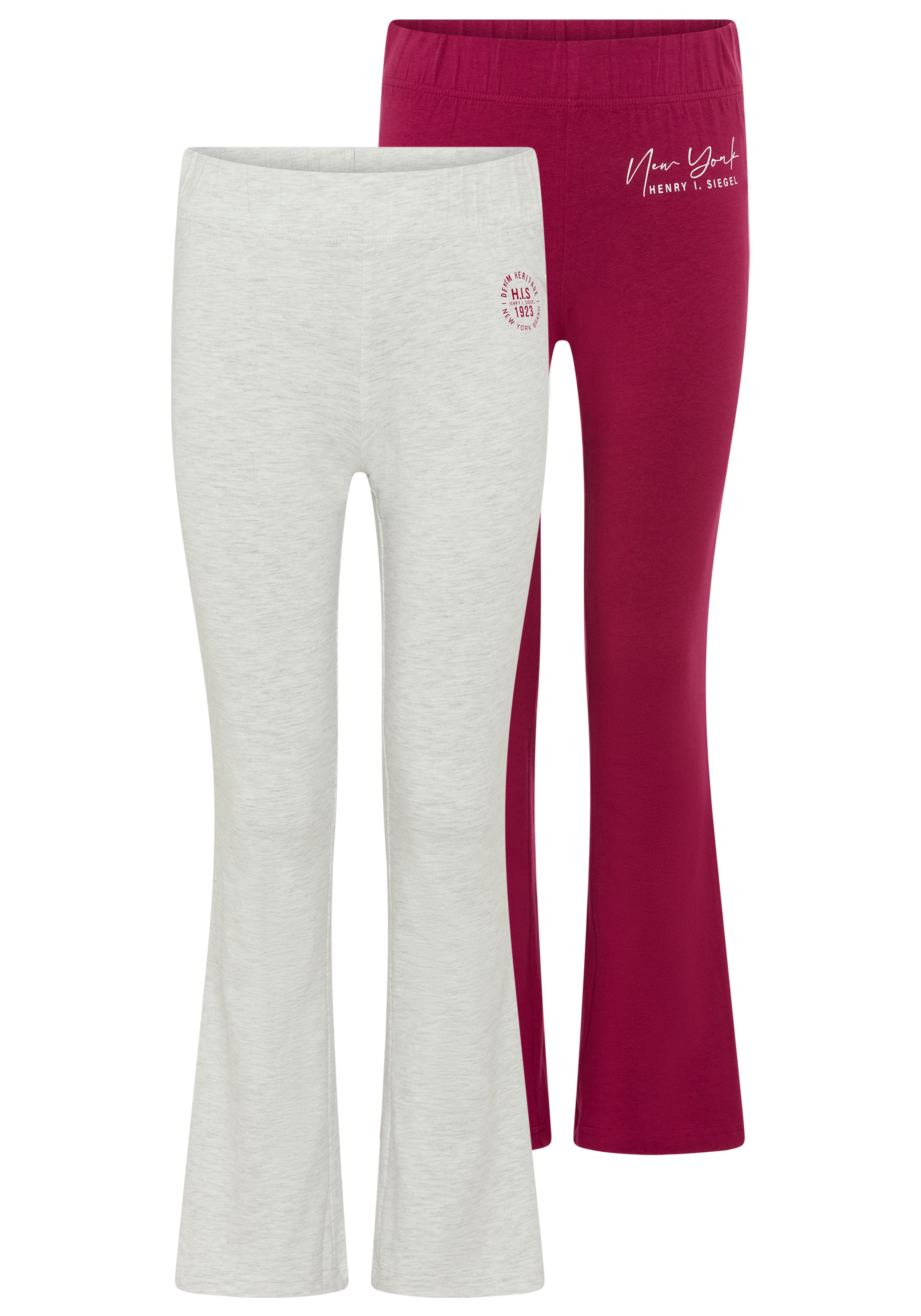 H.I.S Leggings "2er Packung H.I.S Leggings mit Schlag für Mädchen" Für TEENS. 2er Packung Jazzpants
