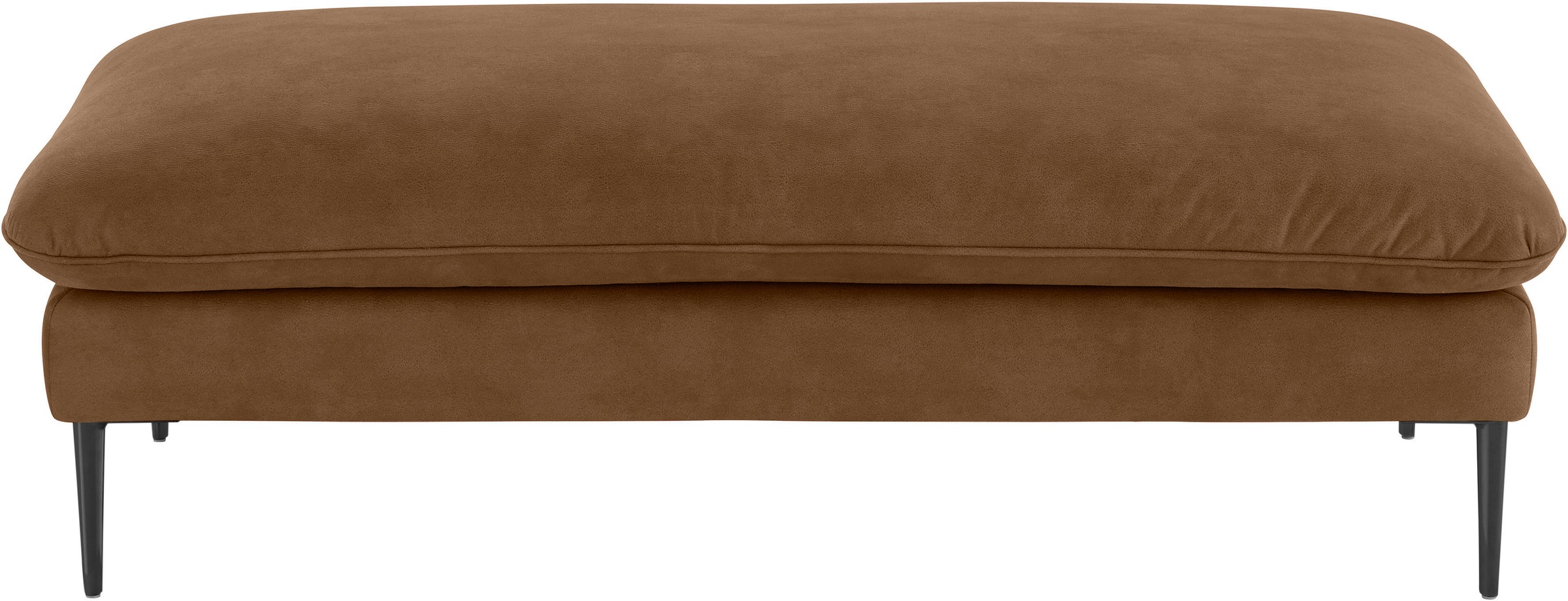 W.SCHILLIG Hocker »enjoy&MORE«, Füße schwarz pulverbeschichtet, Breite 151 cm