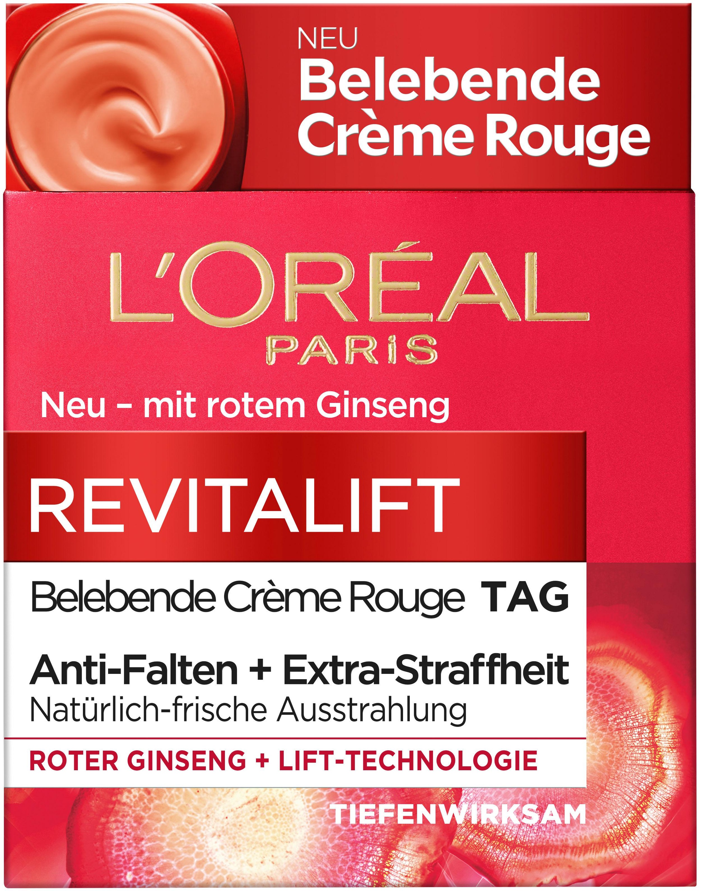 L'ORÉAL PARIS Tagescreme »Revitalift Belebende Crème Rouge«, mit hoher Wirksamkeit