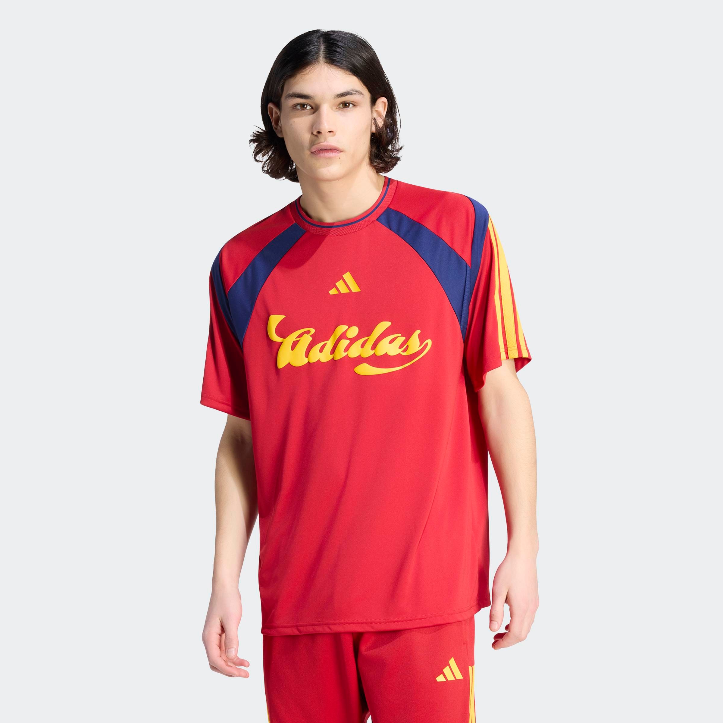 adidas Sportswear T-Shirt "M TIRO NP TEE" mit Reißverschluss, normaler Schnitt, gerader Abschluss