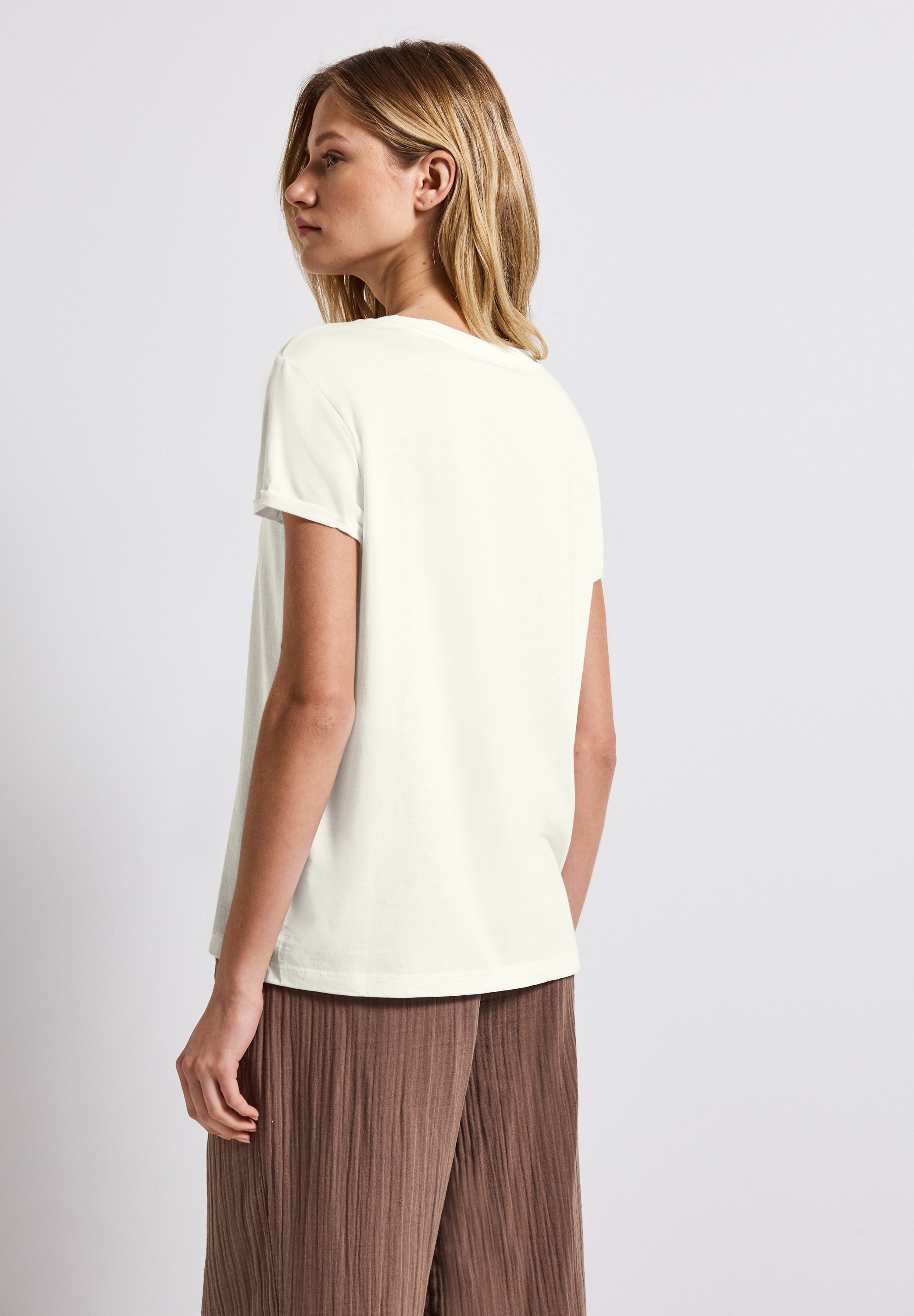STREET ONE T-Shirt, im soften Baumwoll-Mix