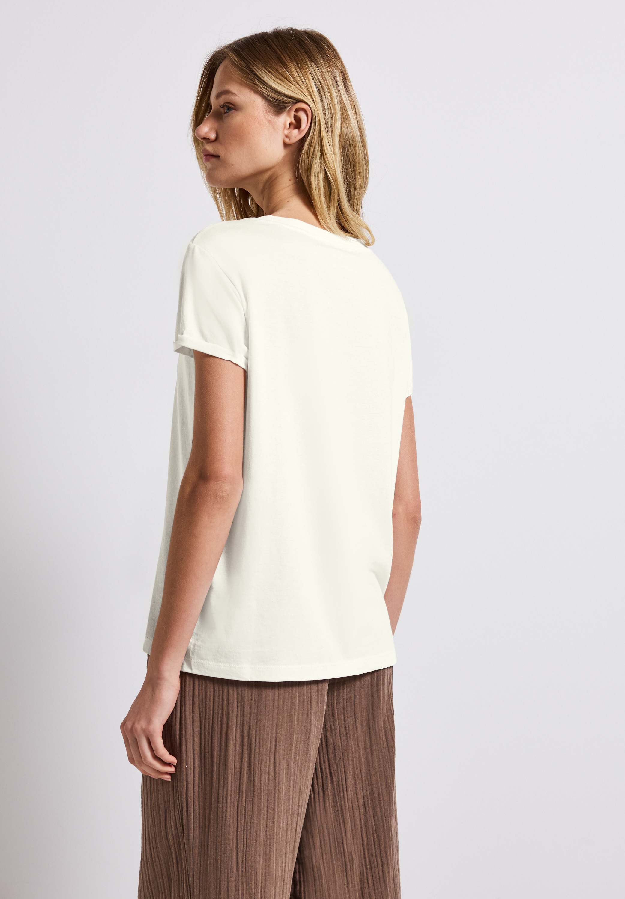 STREET ONE T-Shirt, im soften Baumwoll-Mix günstig online kaufen