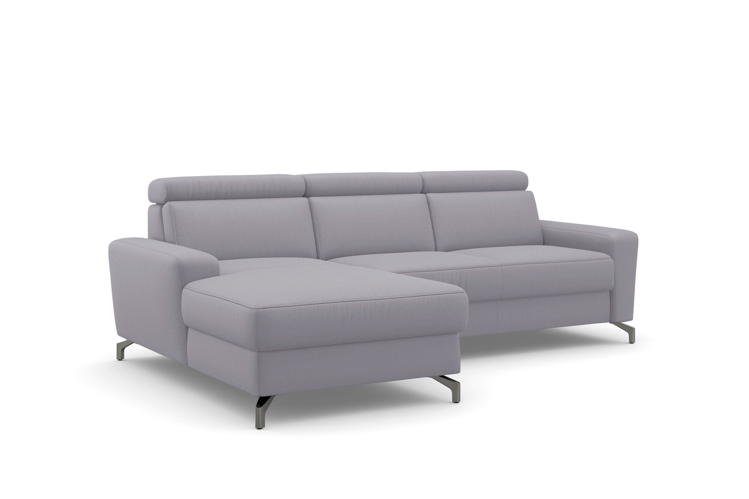 sit&more Ecksofa »Scarlett L-Form«, inklusive Kopfteilverstellung, wahlweise mit Bettfunktion, Bettkasten