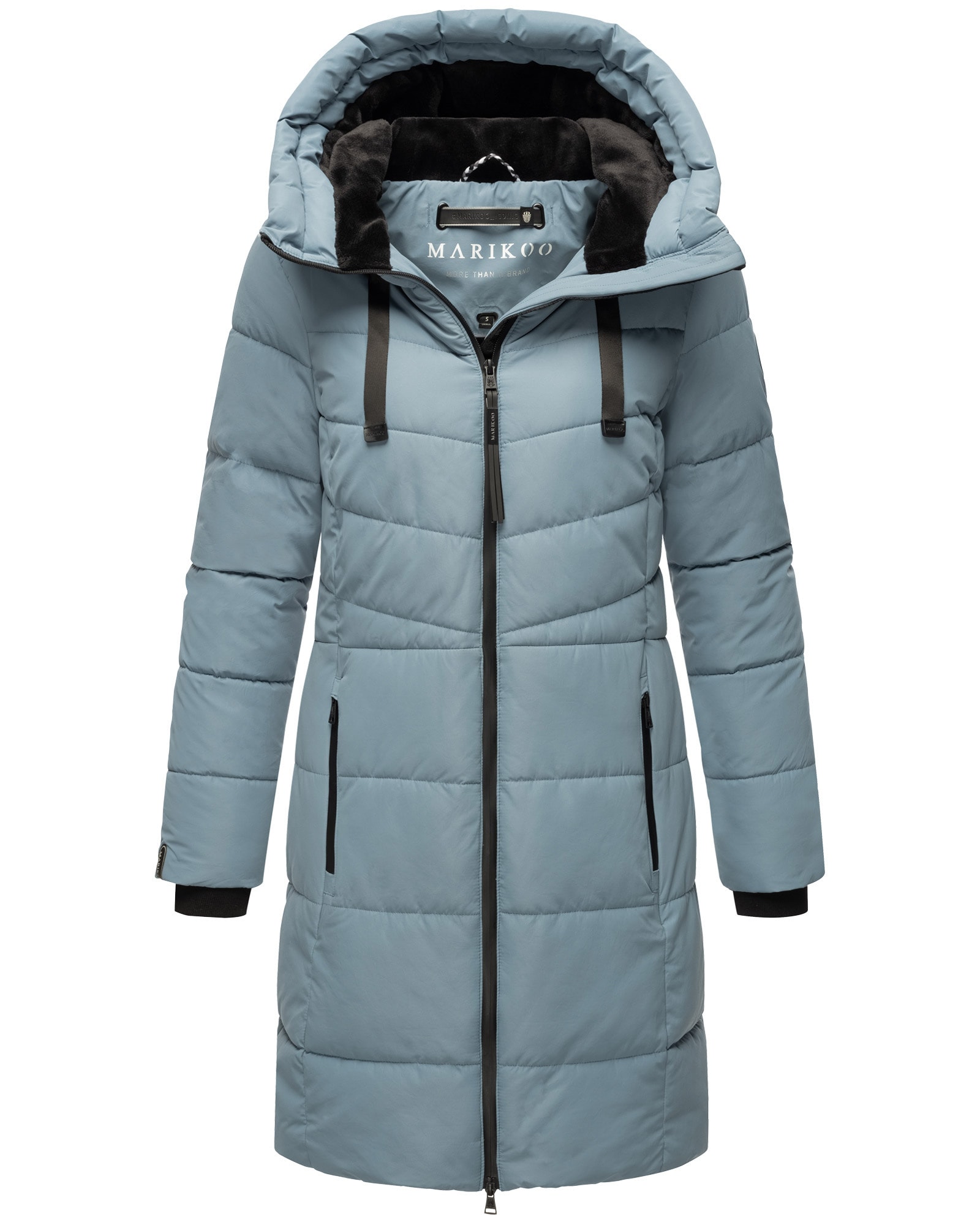 Marikoo Winterjacke "Natsukoo XVI", Stepp Mantel mit großer Kapuze