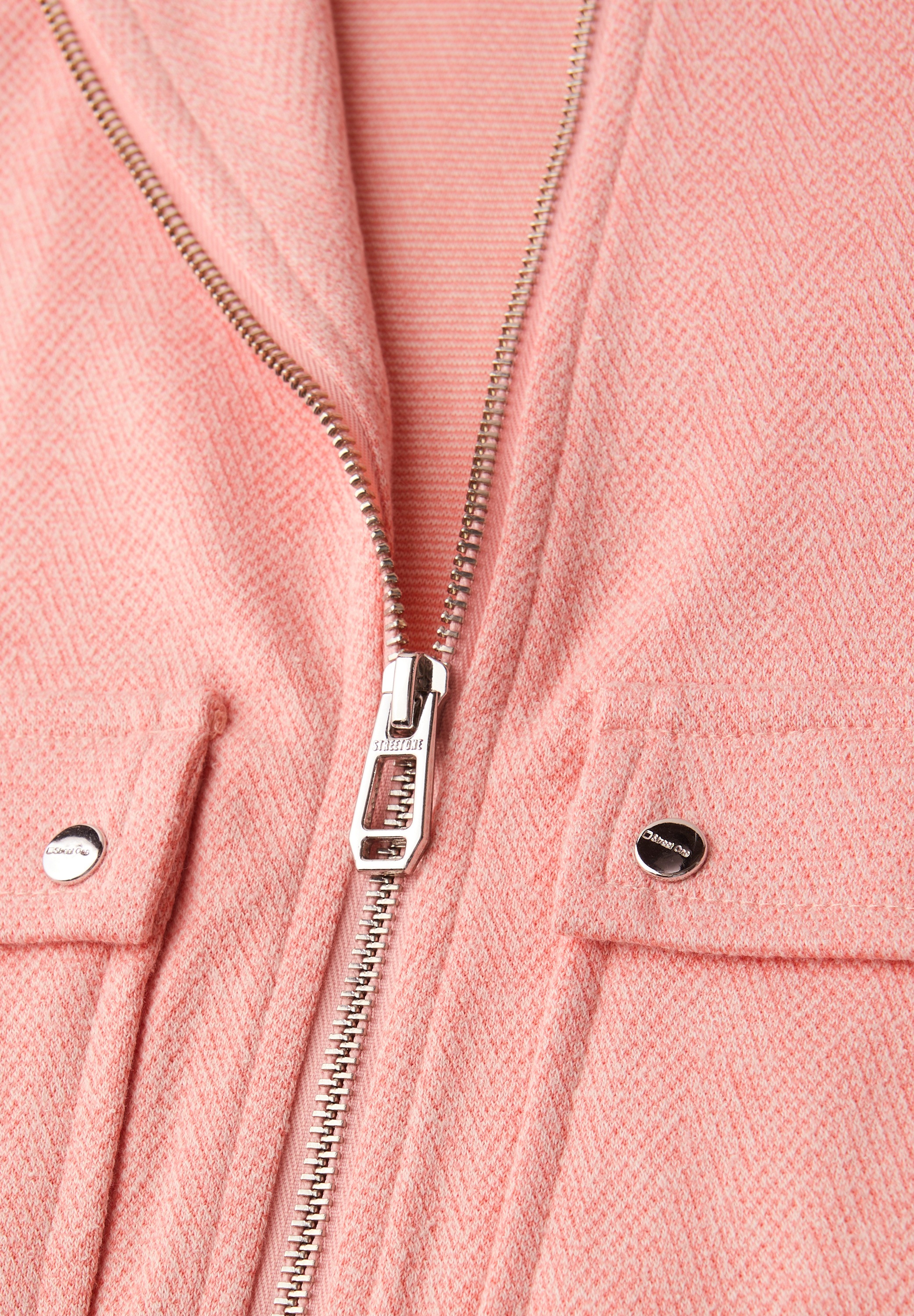 STREET ONE Blouson ohne Kapuze im soften Baumwoll-Mix