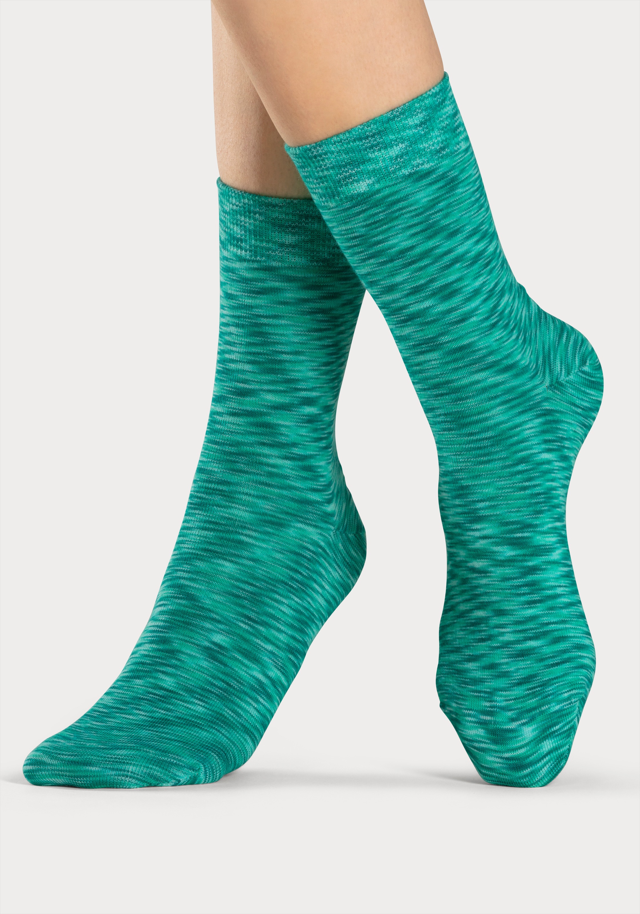 Thumbnail - H.I.S Freizeitsocken Packung, 6 Stk. tlg. mit farbigem Garn