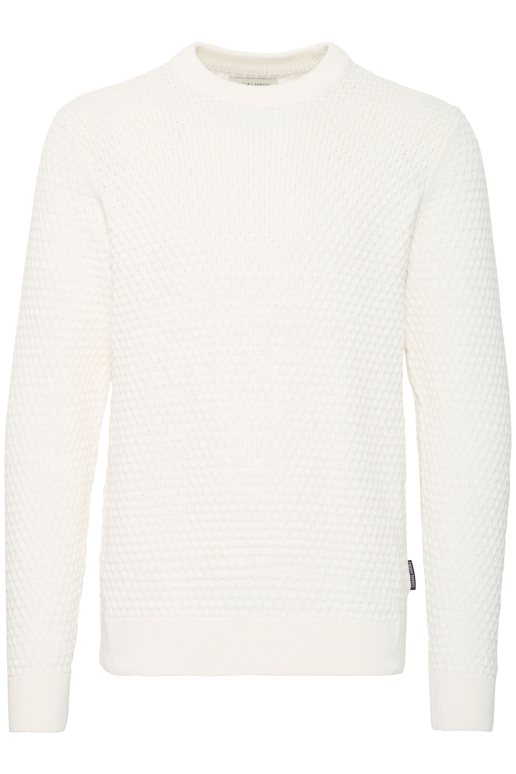 Casual Friday Strickfleece-Pullover "Strickpullover CFKarl"