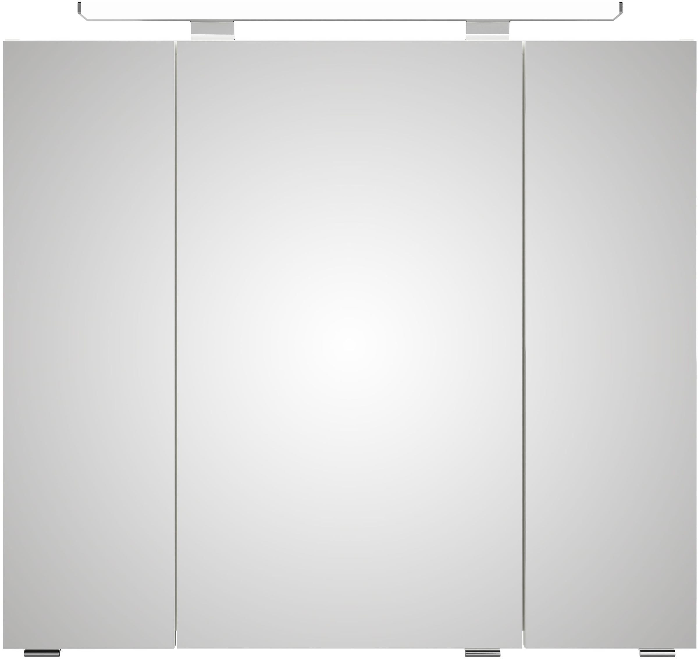 Saphir Badmöbel-Set »Serie 4010 5-teilig Keramik-Waschtisch mit LED-Spiegelschrank«, (Set), Bad Set mit Unterschrank, Hängeschrank, Midischrank, inkl. Türdämpfer