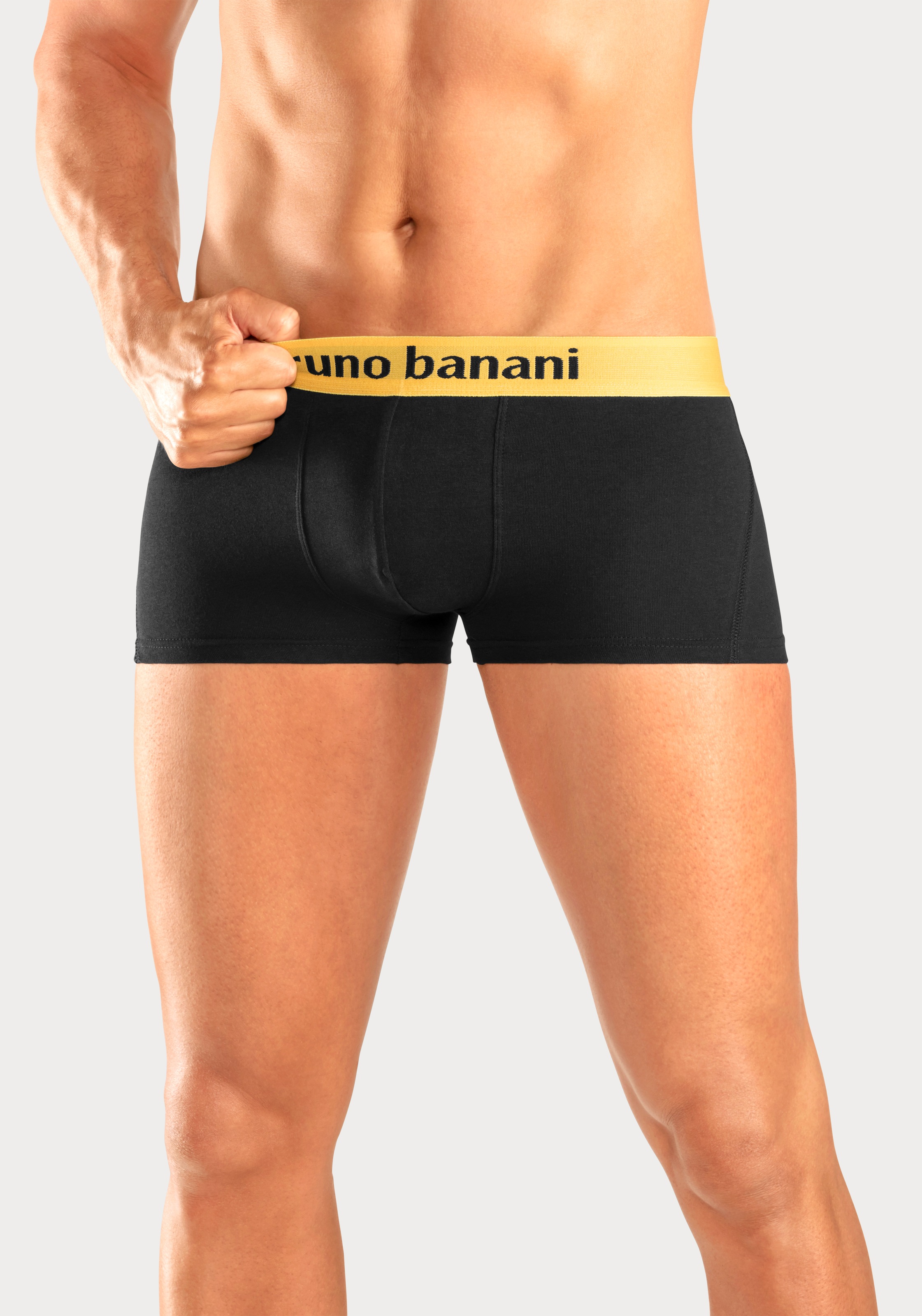 Bruno Banani Hipster Packung, 4 Stk. knapp sitzende Boxershorts mit Logo We günstig online kaufen