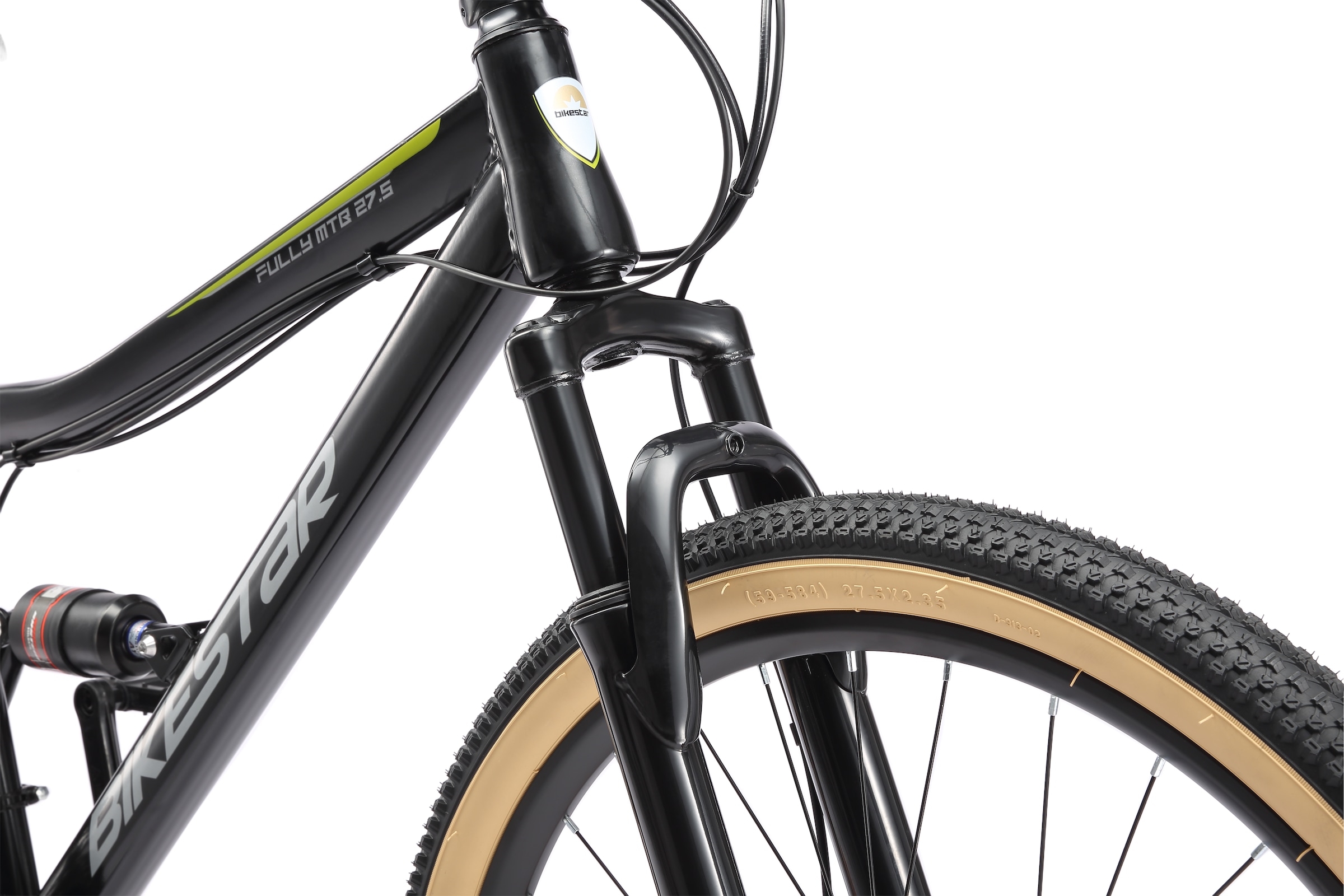 Bikestar Mountainbike 21 Gang Shimano RD-TY300 Schaltwerk Kettenschaltung für Damen und Herren, Kettenschaltung