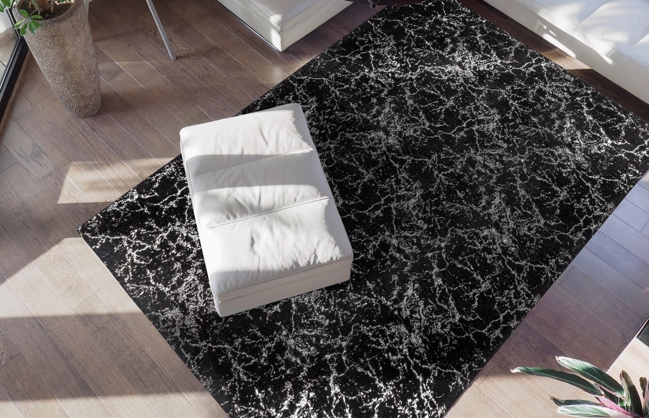 me gusta Teppich "Bijou 225" rechteckig 20 mm Höhe Glanz Effekt, Wohnzimmer