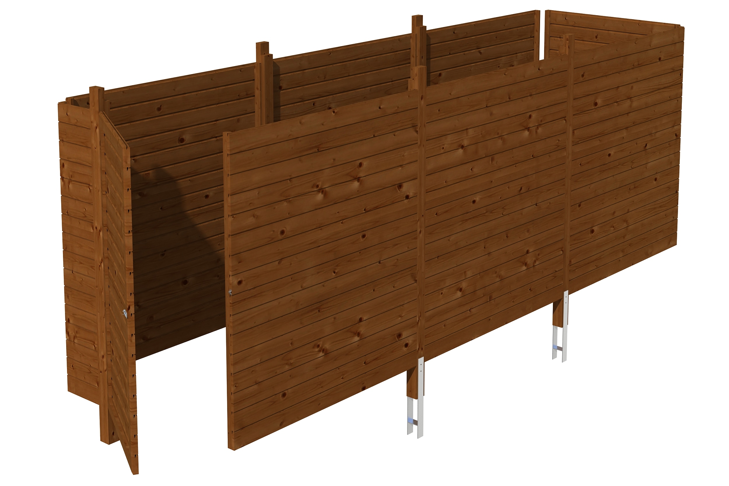 Skanholz Carport-Geräteraum "Abstellraum C5" aus Profilschalung