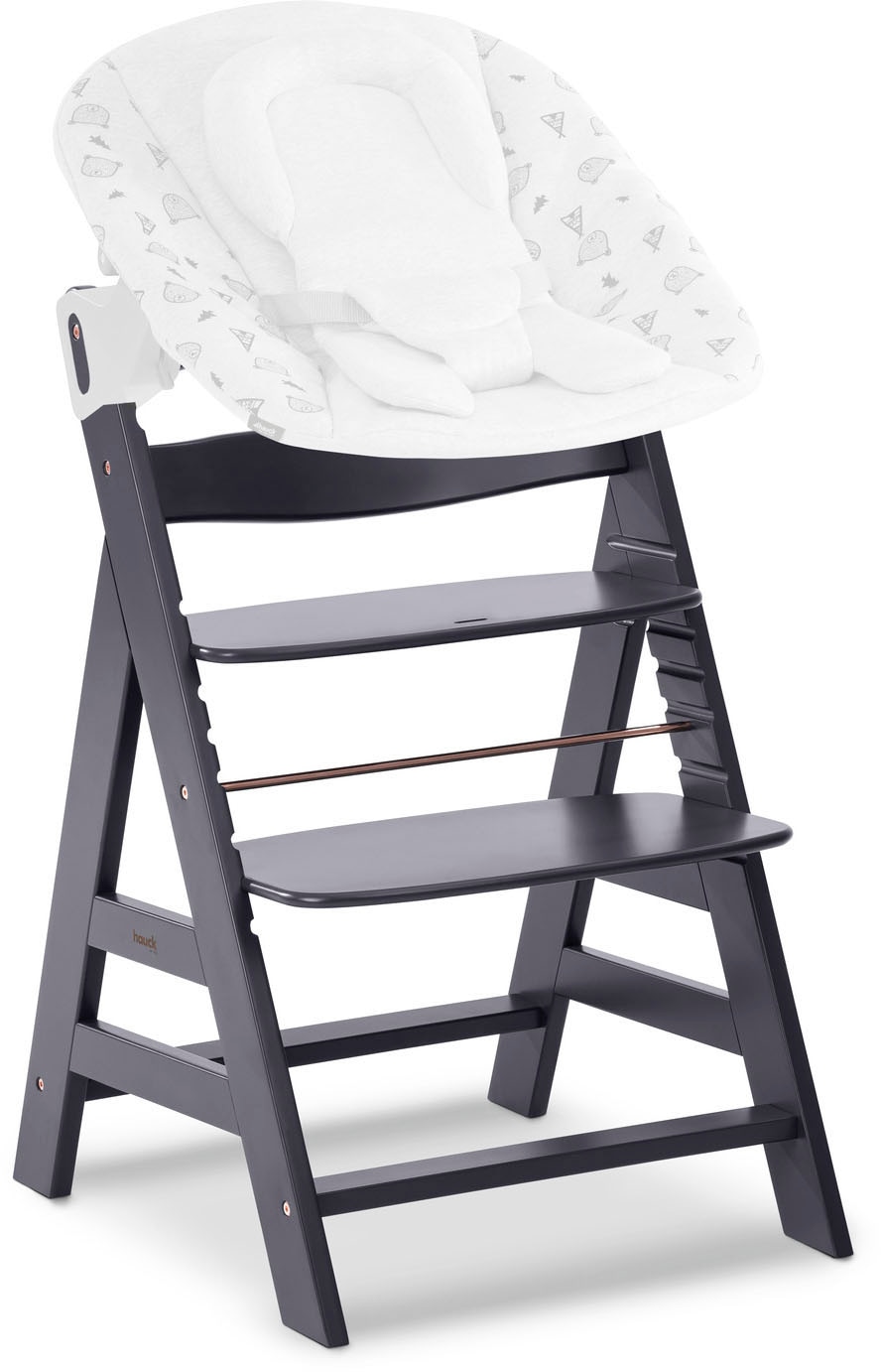 Hauck Hochstuhl »Alpha+, Dark grey«, FSC® - schützt Wald - weltweit